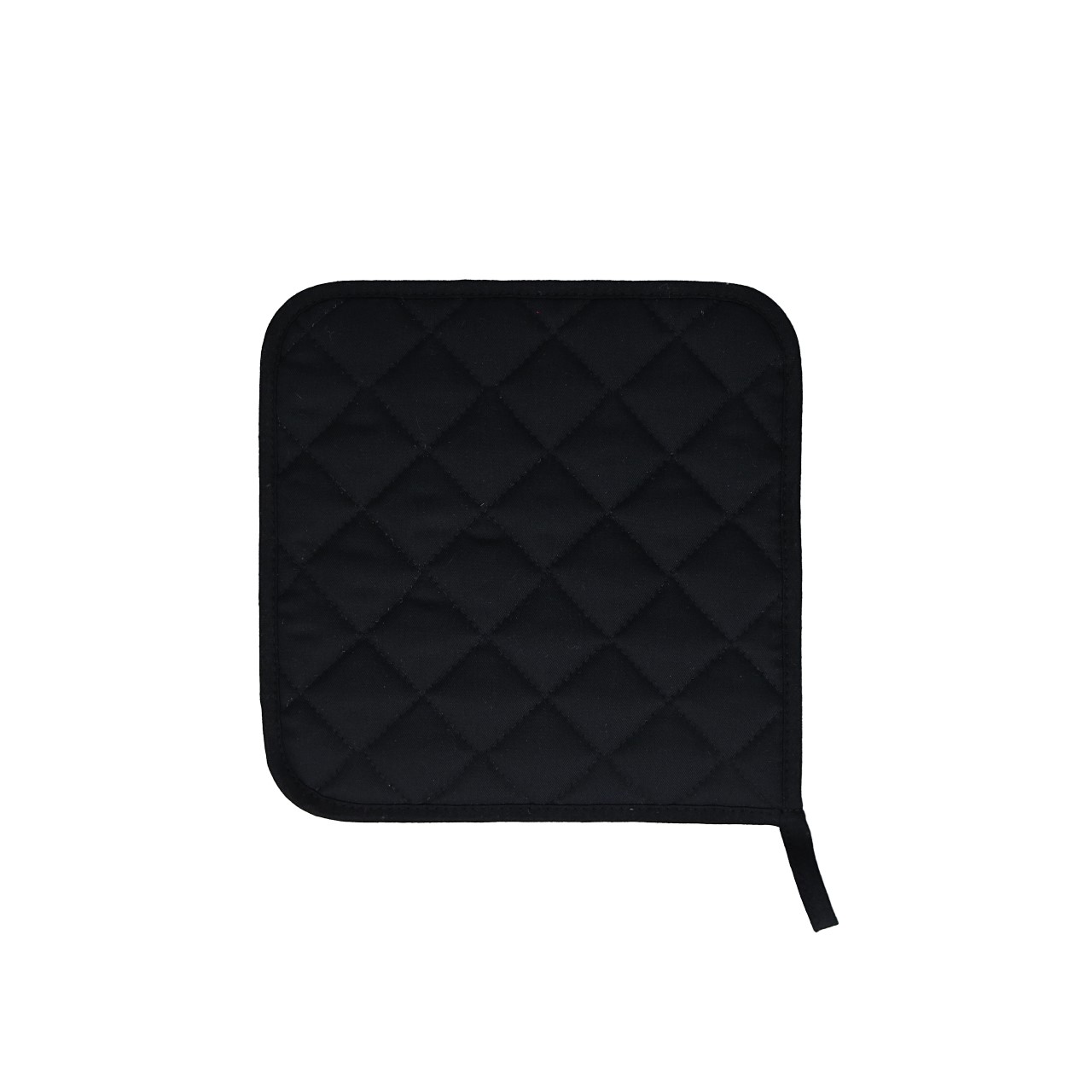 Potholder 21x21 cm black