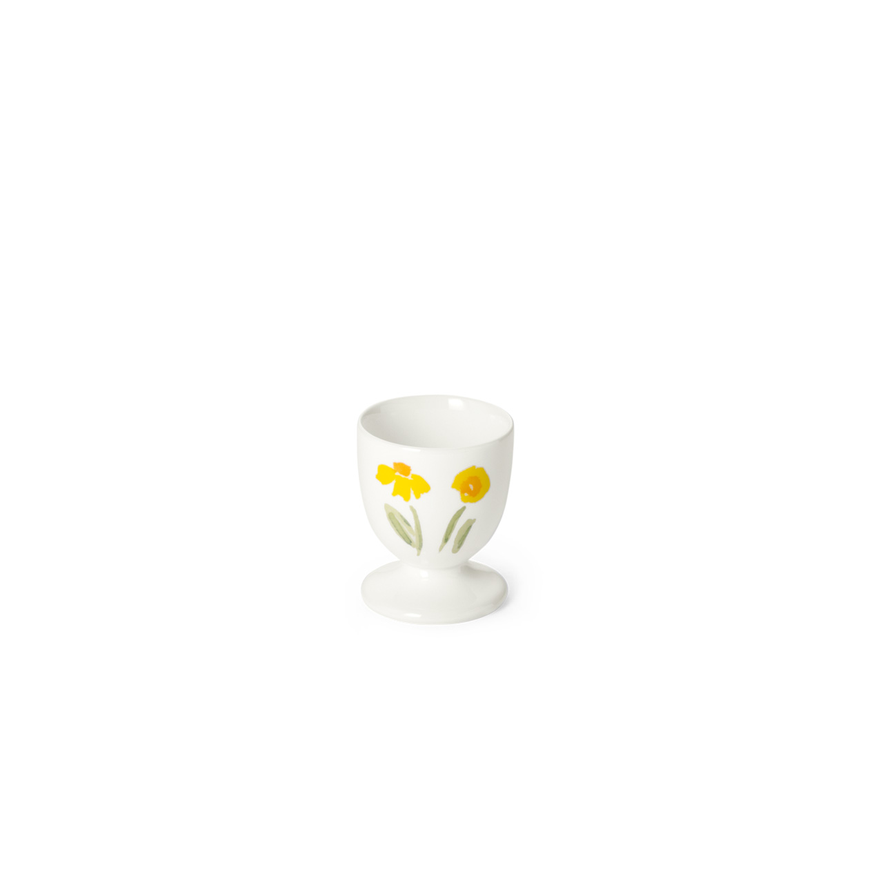 Egg cup footed yellow