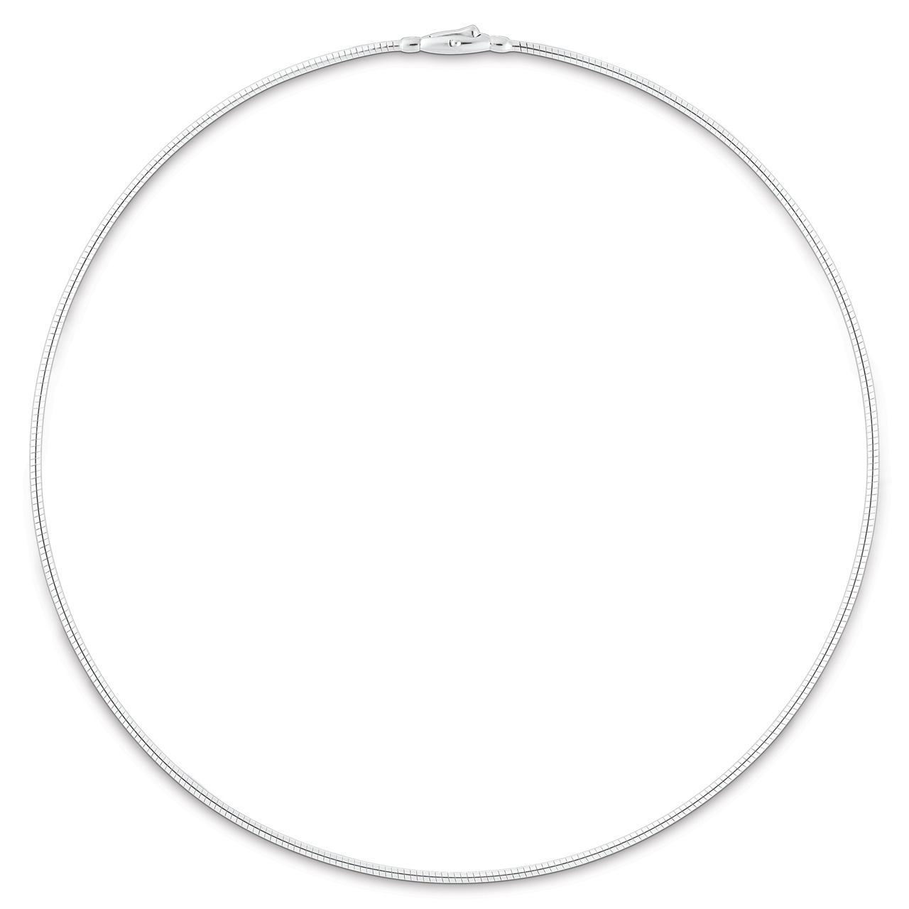 Necklace Omega 42 cm sterling silver 925