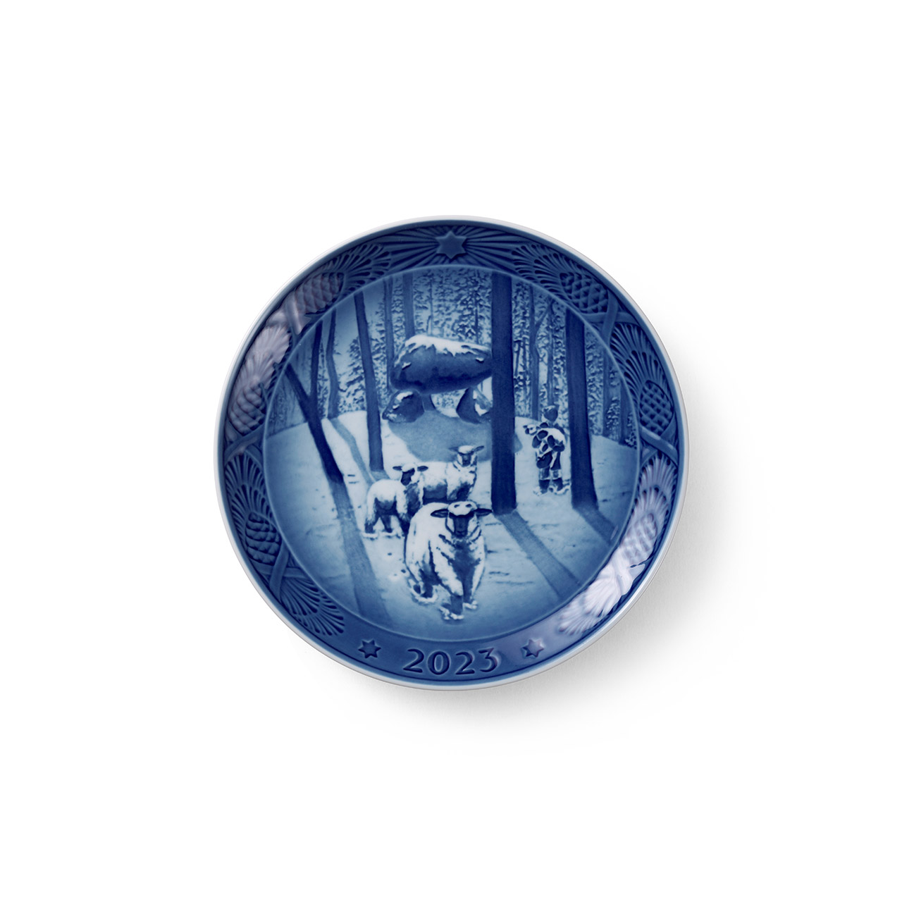 Christmas Plate 2023 - Christmas Time In The Forest 18 cm