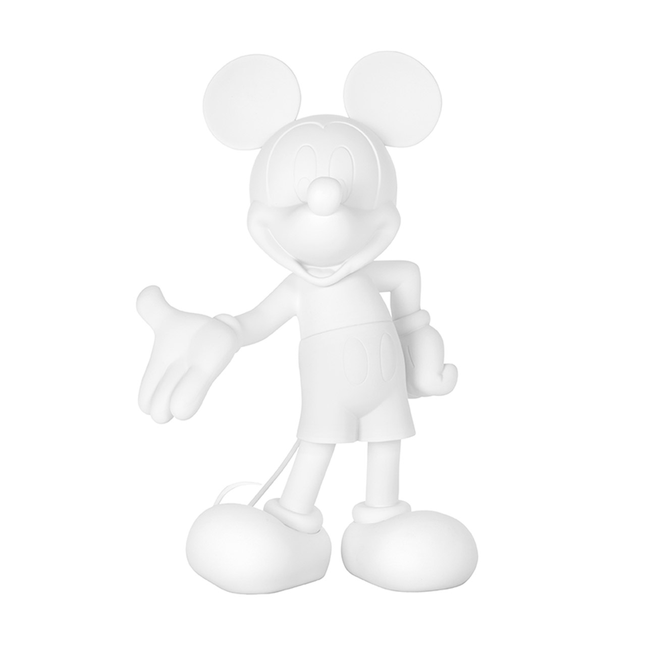 Mickey Welcome 30 cm mattweiß