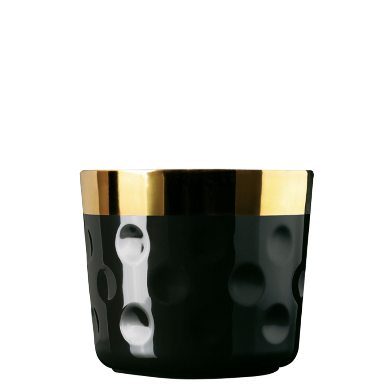 Champagne goblet black dot-pattern