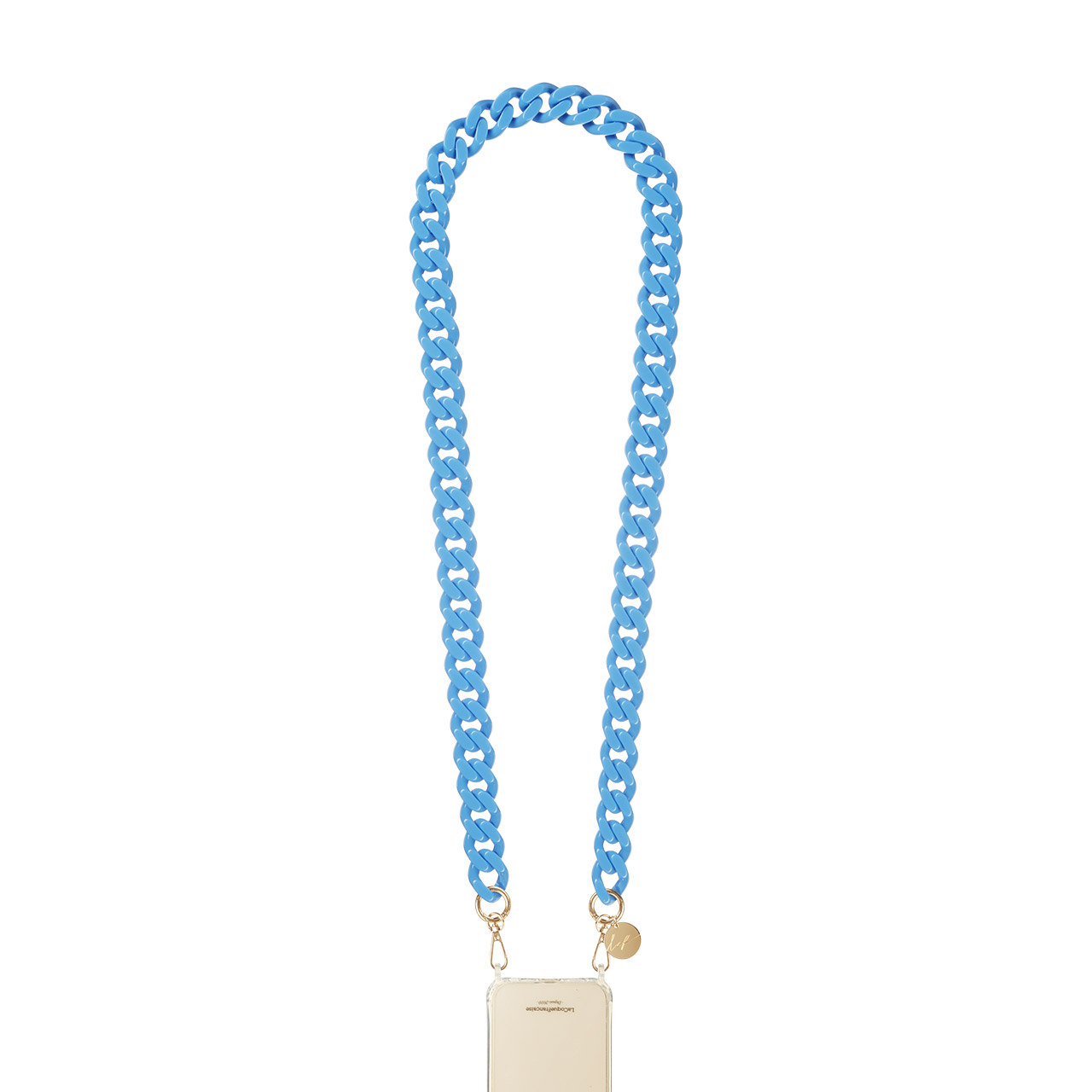 Cell Phone Chain 120 cm blue