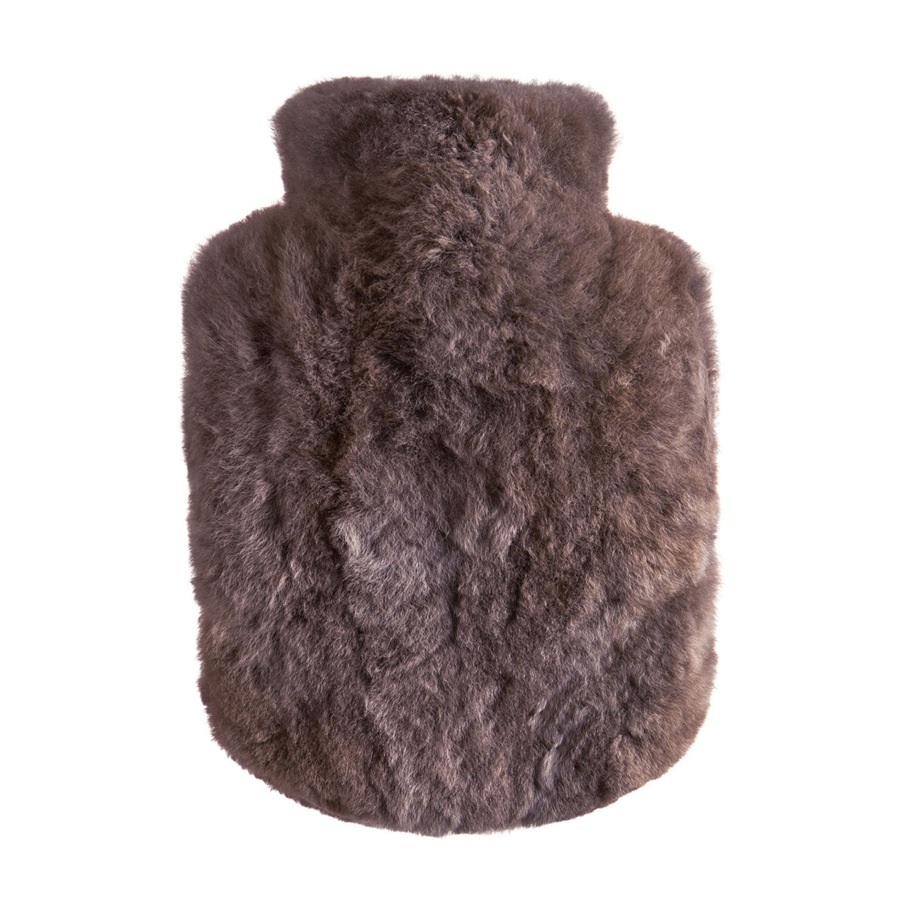 Hot Water Bottle Alpaca-Fur 3 l dark champagne