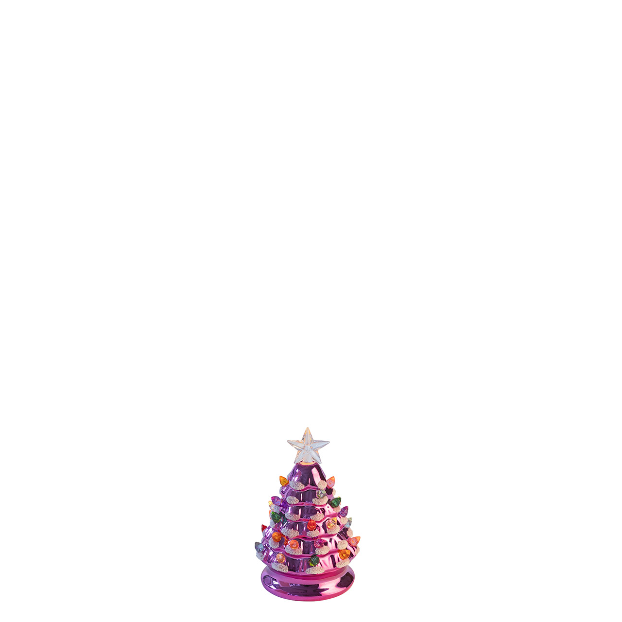 Weihnachtsbaum mit LED S pink