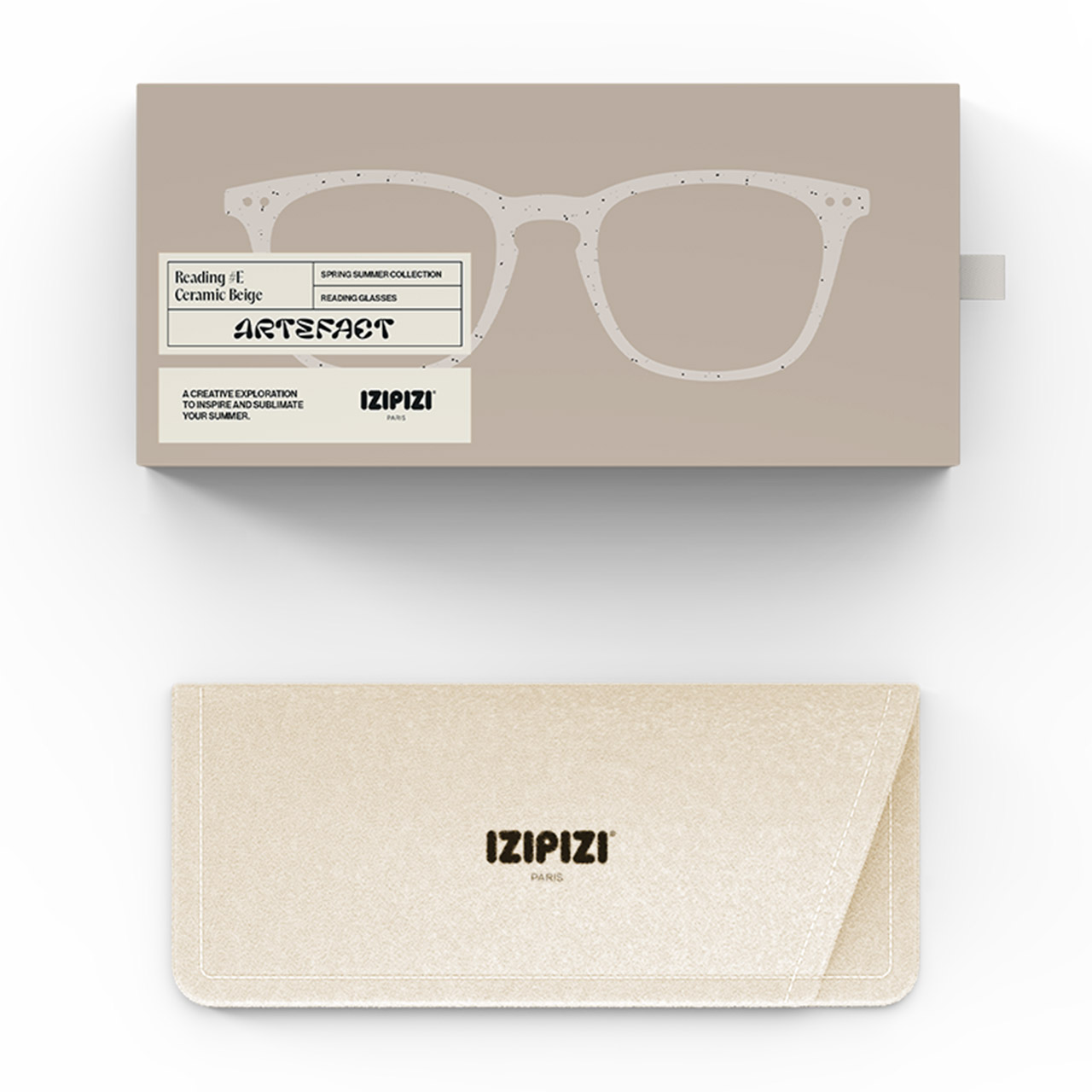 Lesebrille Ceramic Beige +3.00