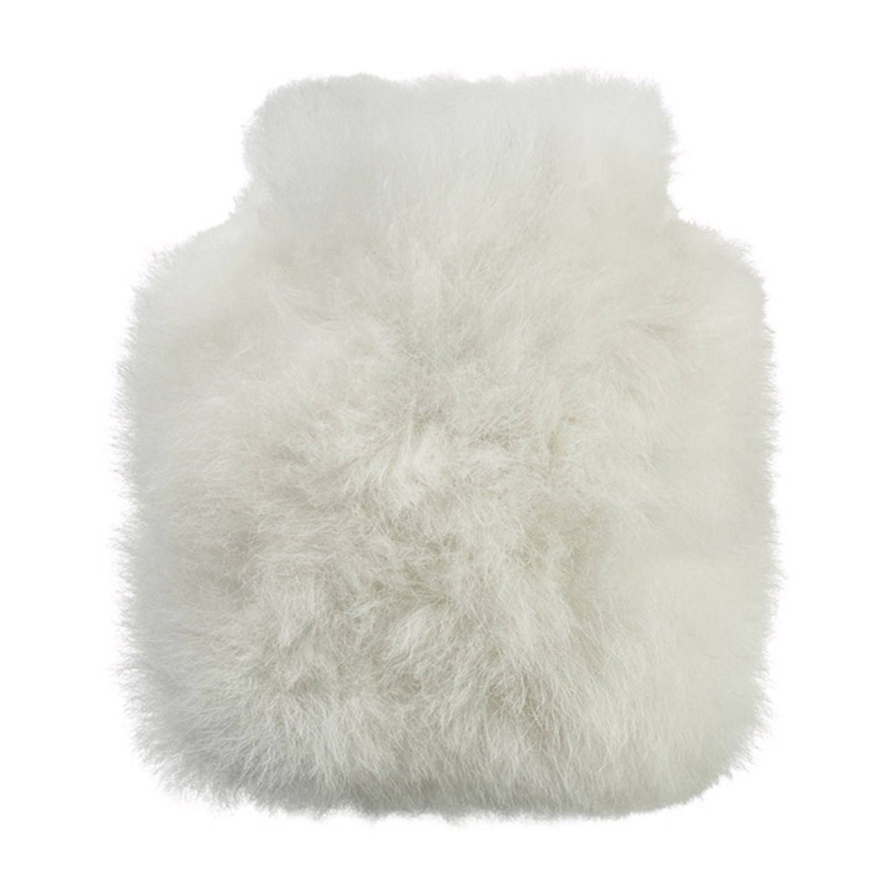 Hot Water Bottle Alpaca-Fur 0.2 l white