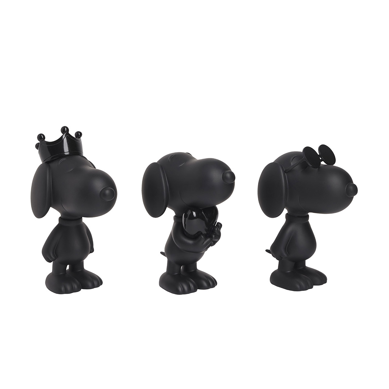 Snoopy XS 13 cm (3 pcs.) black