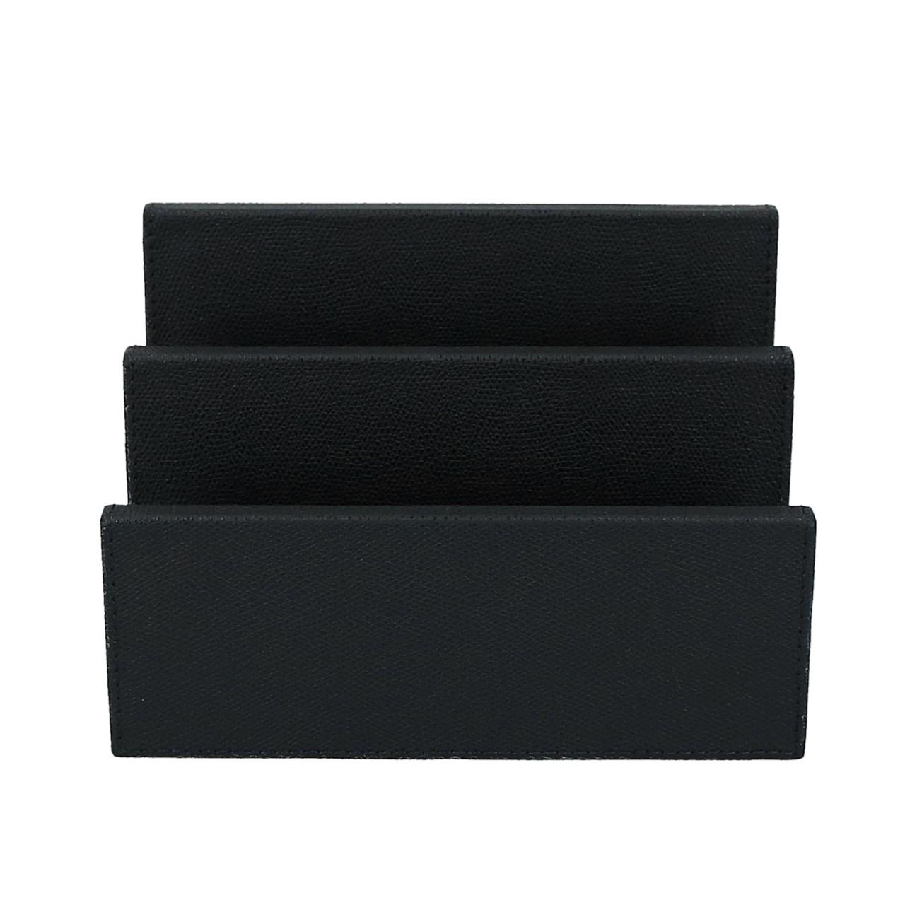 Envelope Holder, Golf black, Stitching black