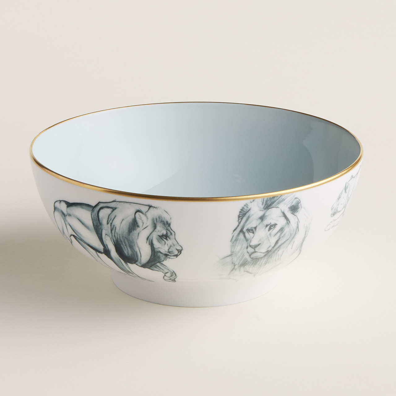 Bowl celadon interior 24 cm