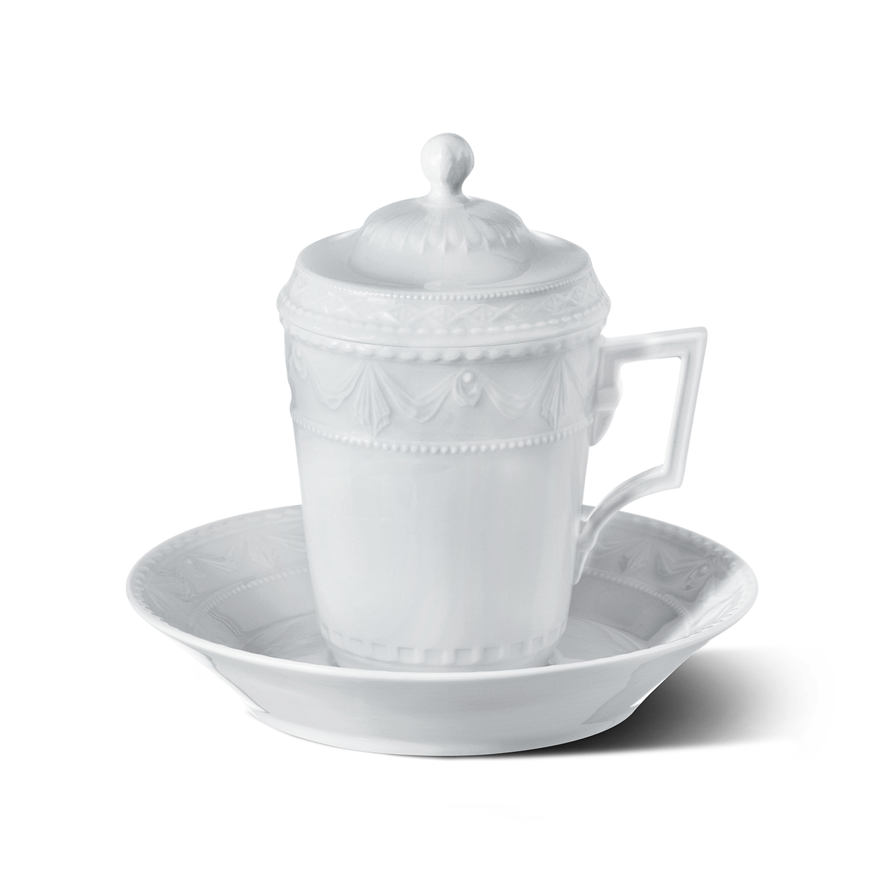 Covered Breakfast Cup w. Saucer 0.30 l