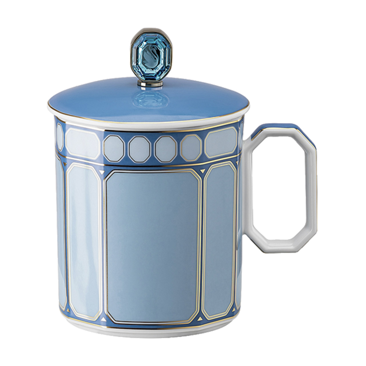 Mug with Lid 0.39 l azure