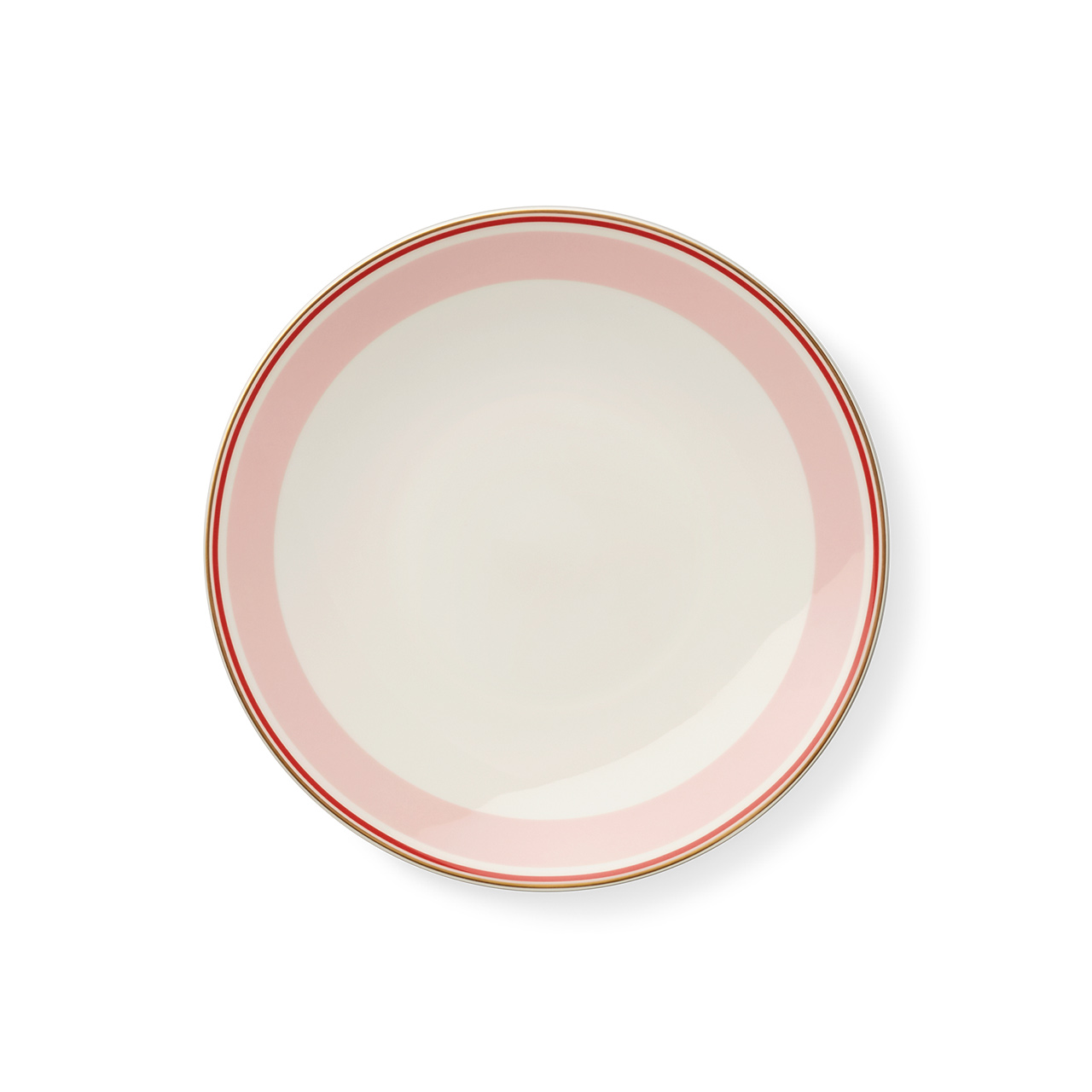 Breakfast plate 24 cm rose/red