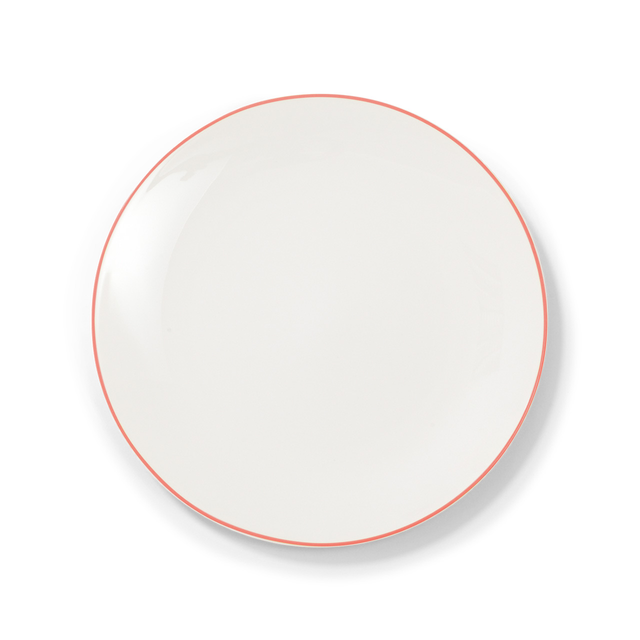 Dinner plate 28 cm red