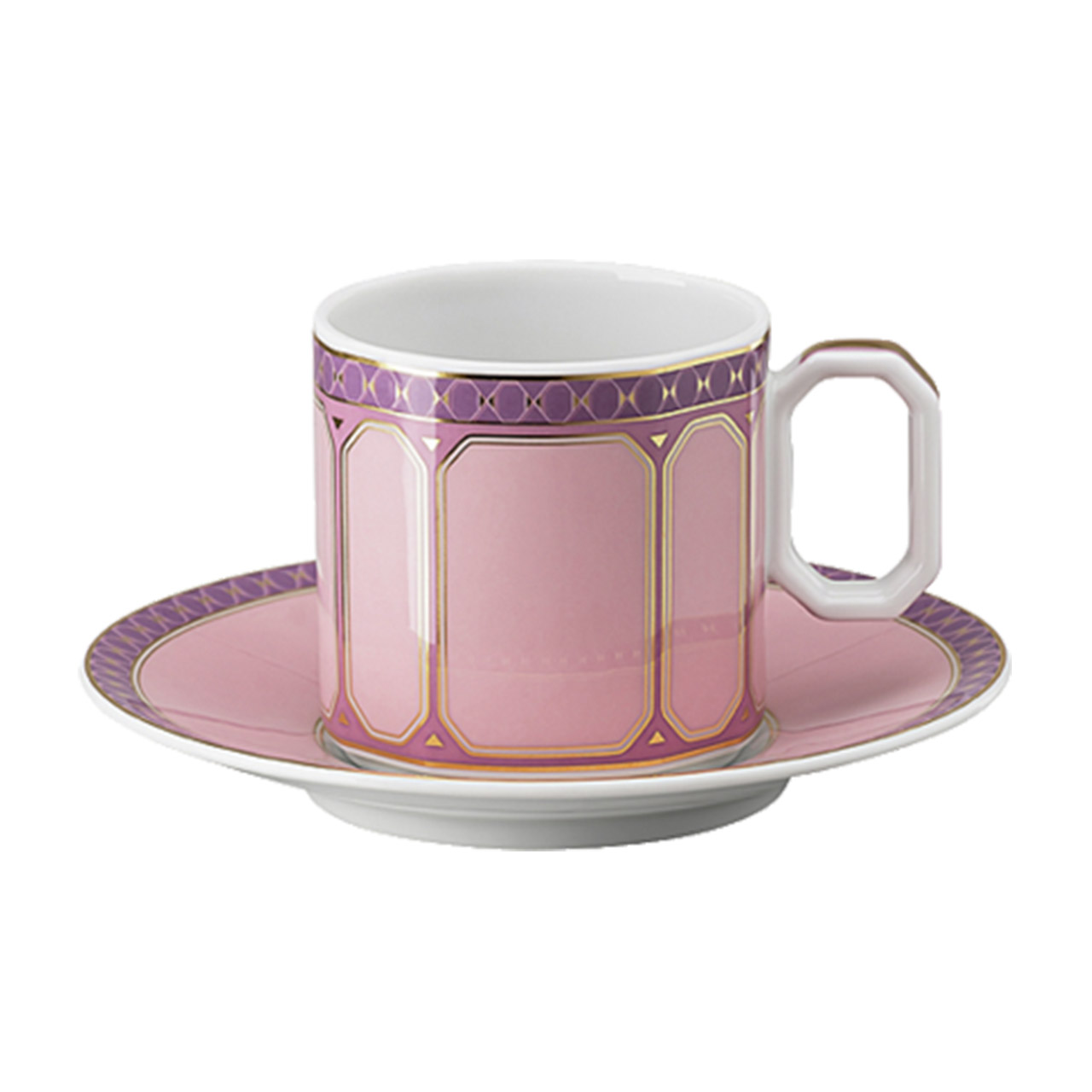 Espresso Cup w. Saucer 0.08 l rose