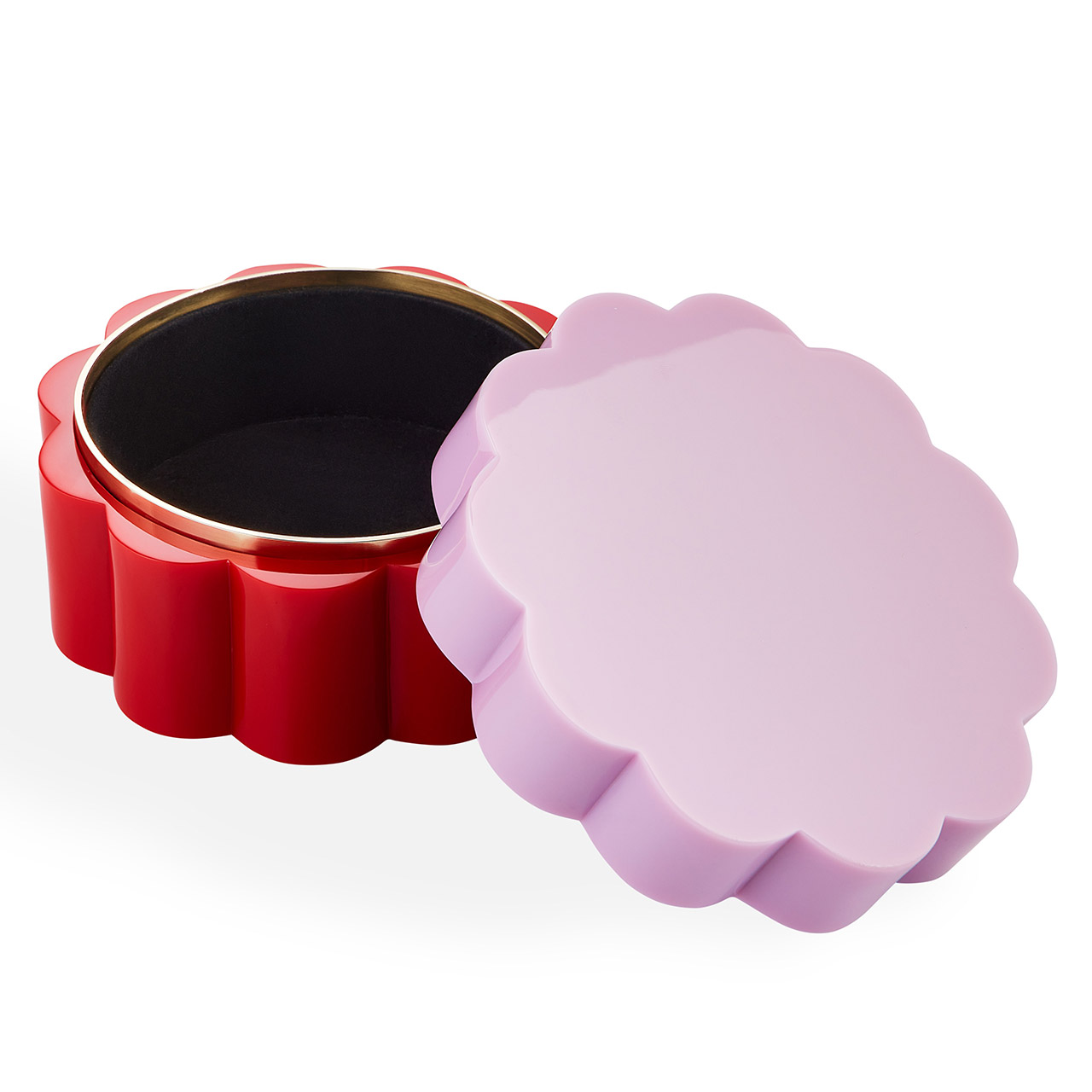 Acrylic Box small lavender/red