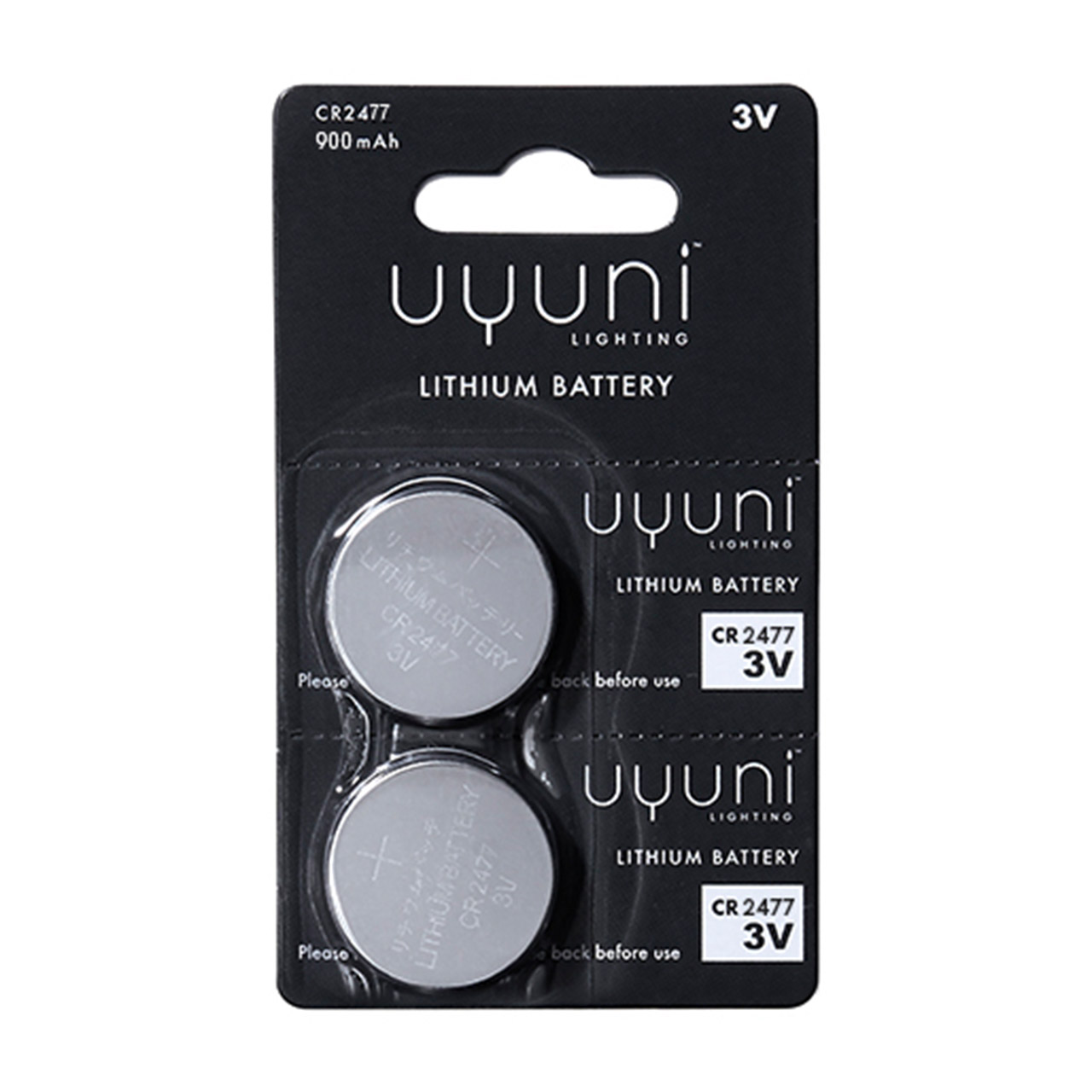 Battery, 3V, 900mAh, 2-pack