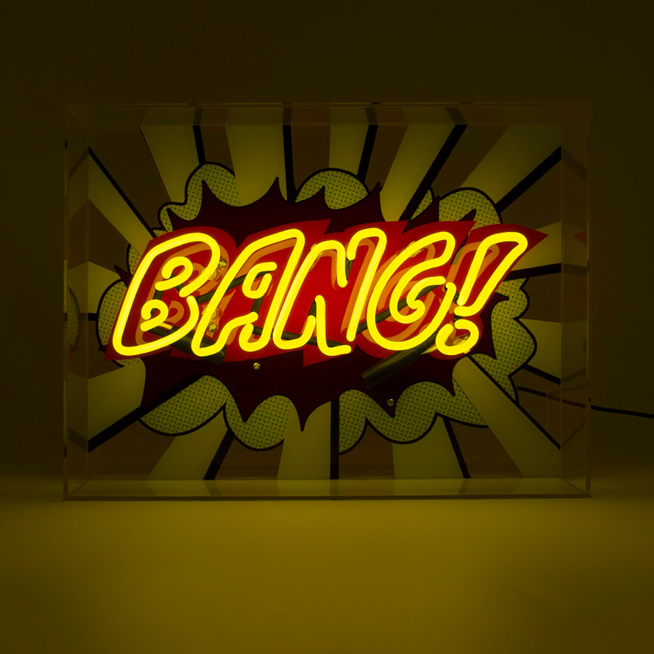 Large Acrylic Box Neon - Bang!