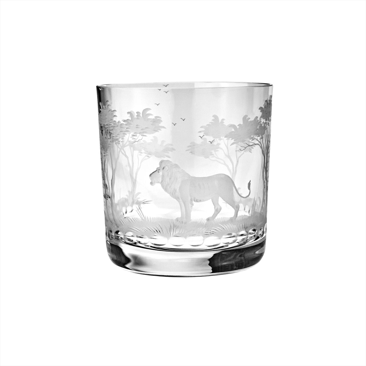 Whisky Tumbler Lion 99 mm, clear