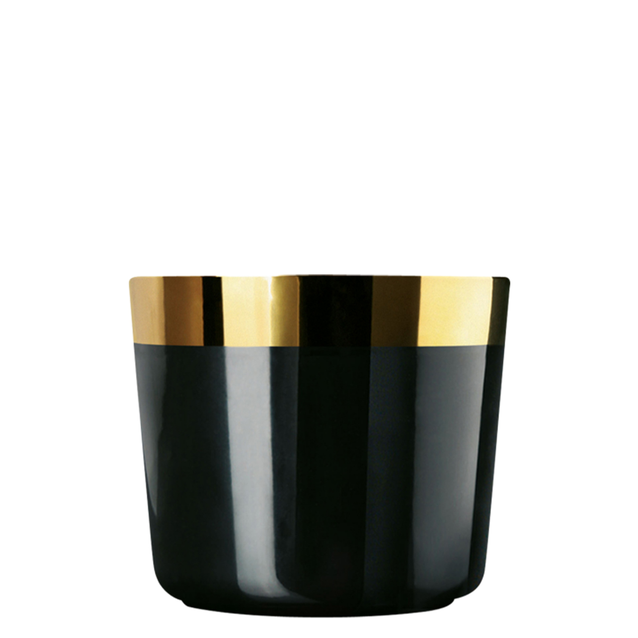 Champagne goblet black smooth