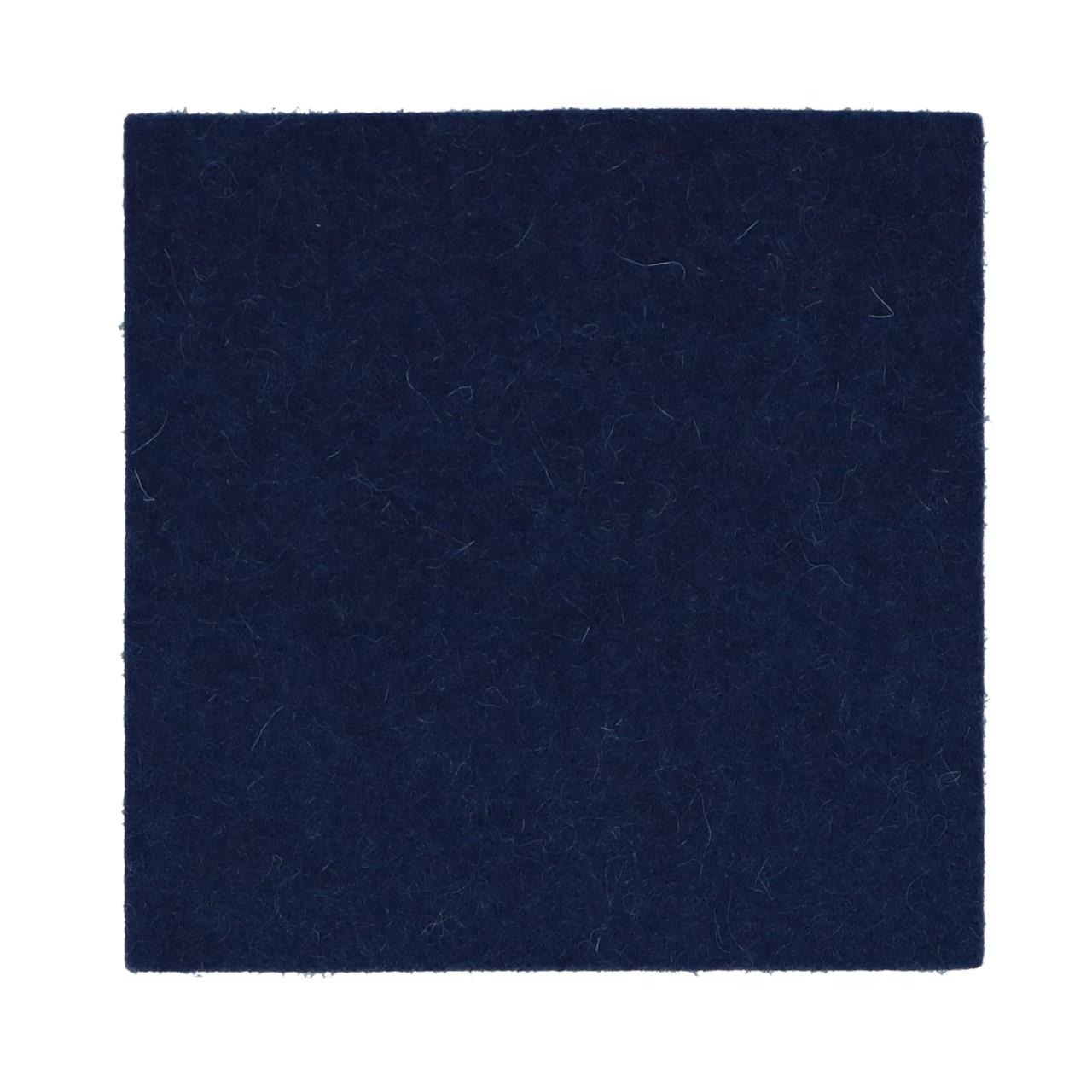 Coaster square 9x9 cm indigo 12