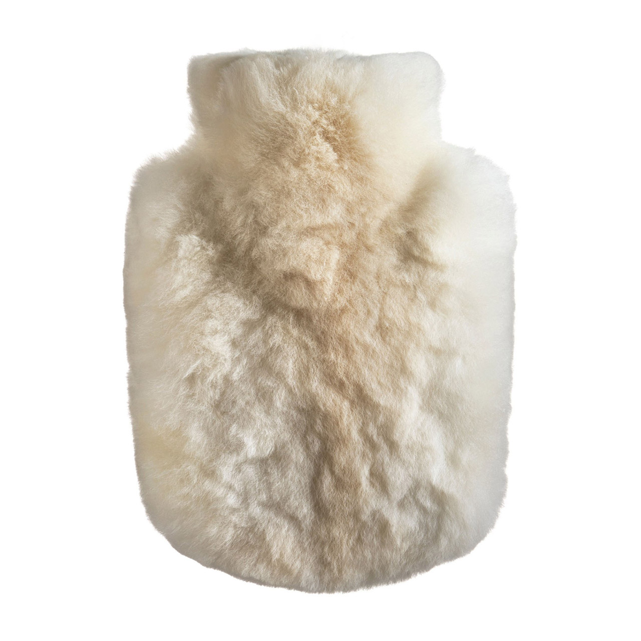 Hot Water Bottle Alpaca-Fur 3 l offwhite beige