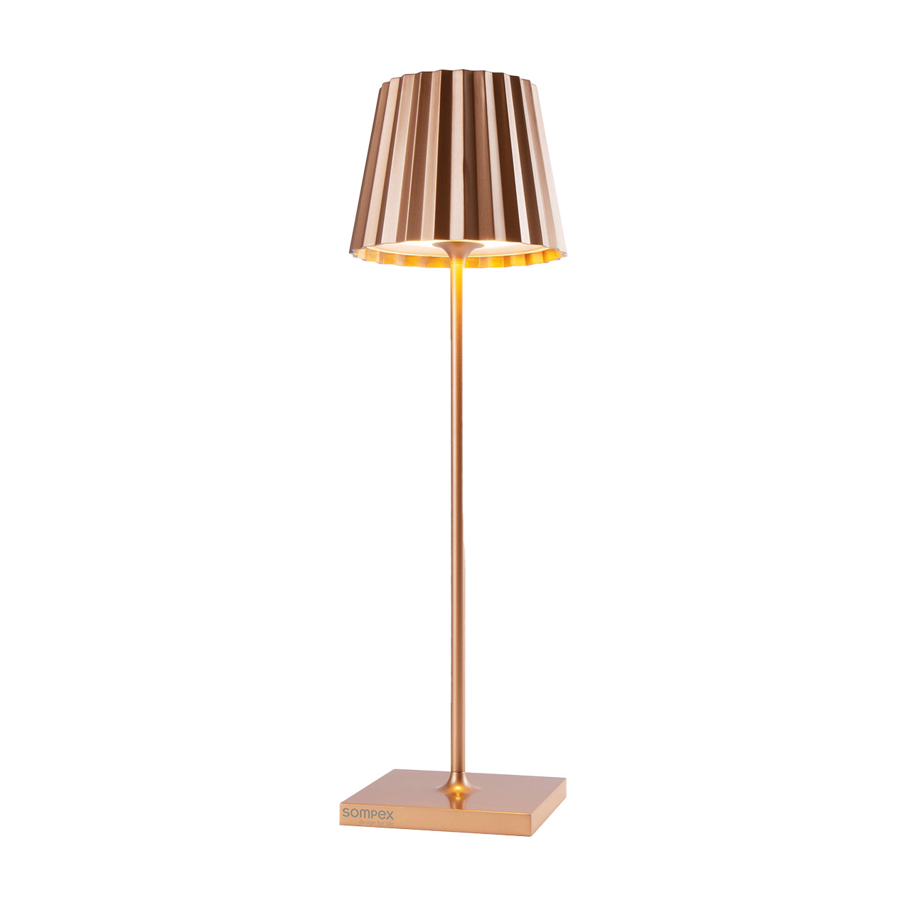 Table Lamp LED 38 cm dimmable copper