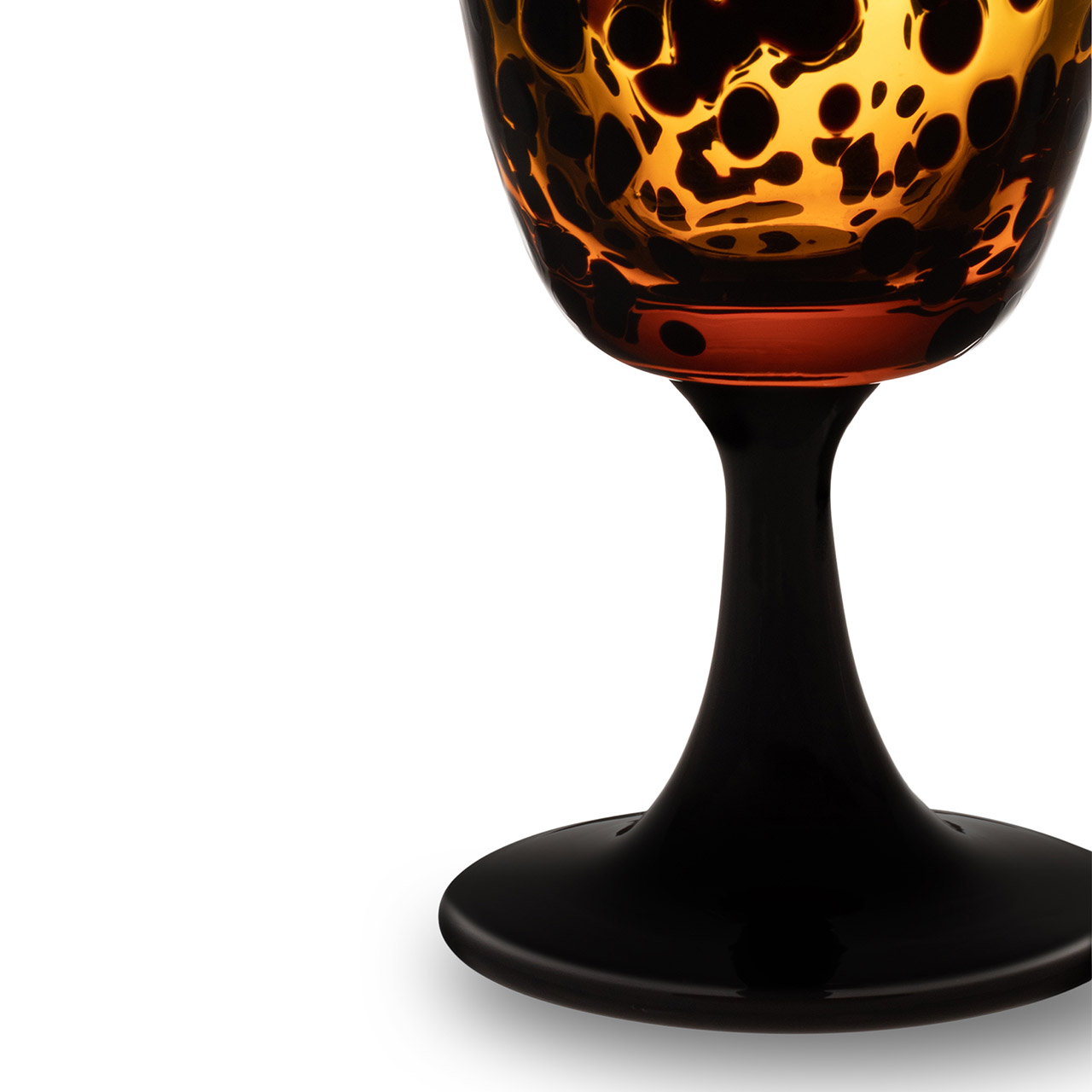 Wine Glass Leopard