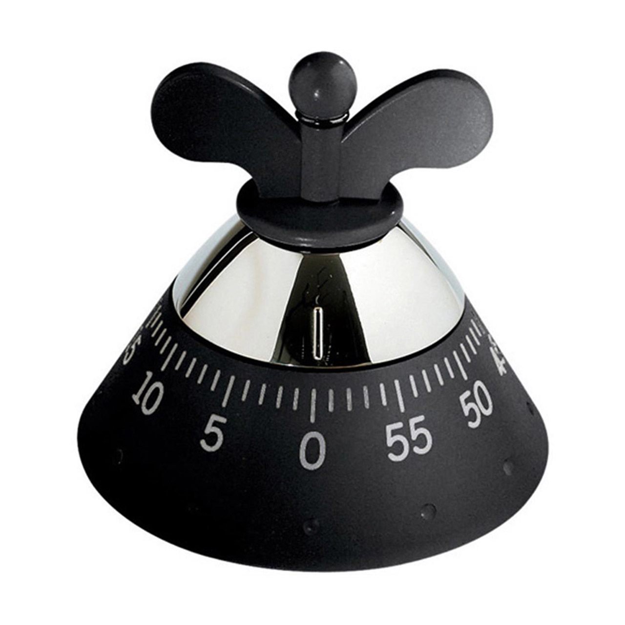 Küchentimer 9 cm Harz schwarz