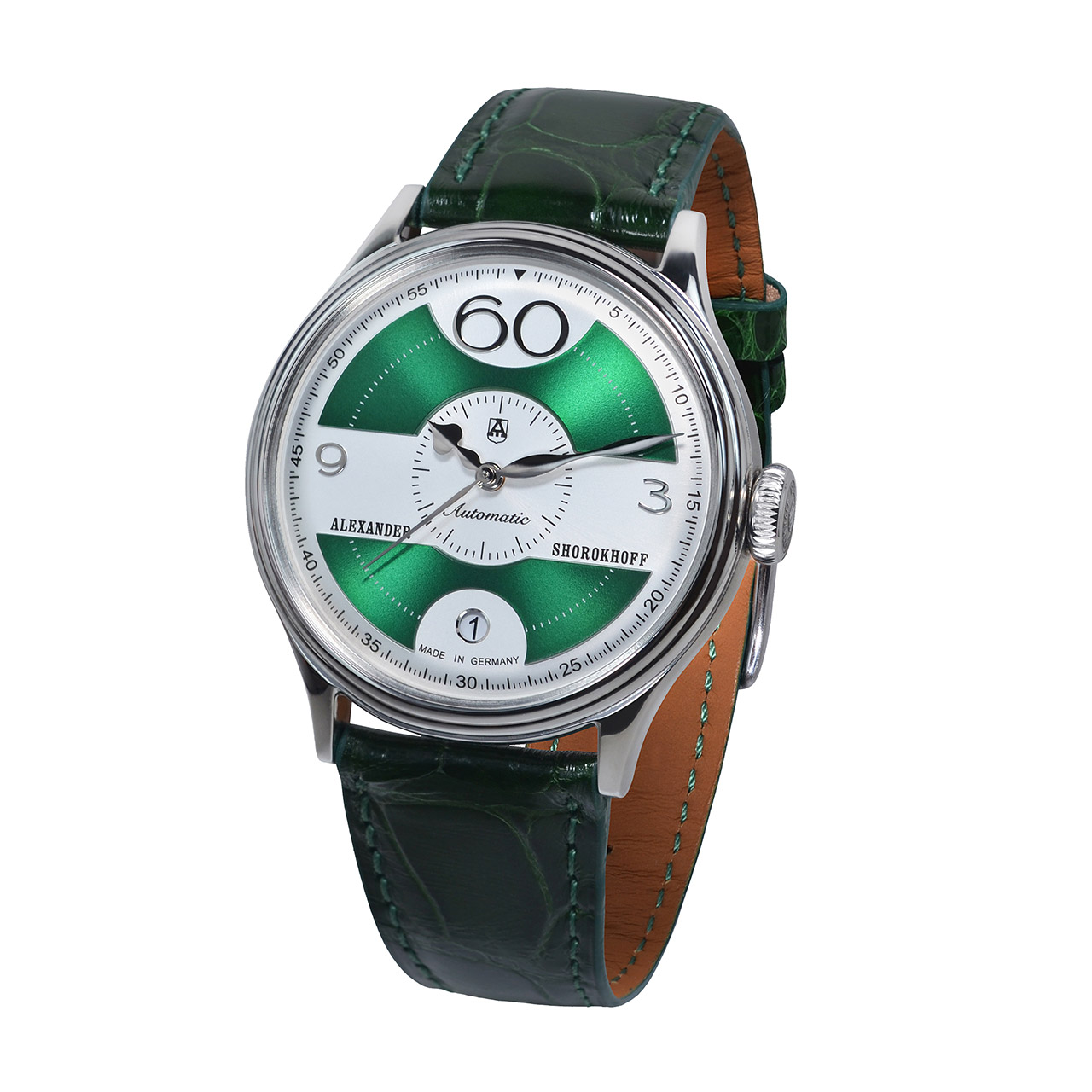 Watch vintage 7 automatic green