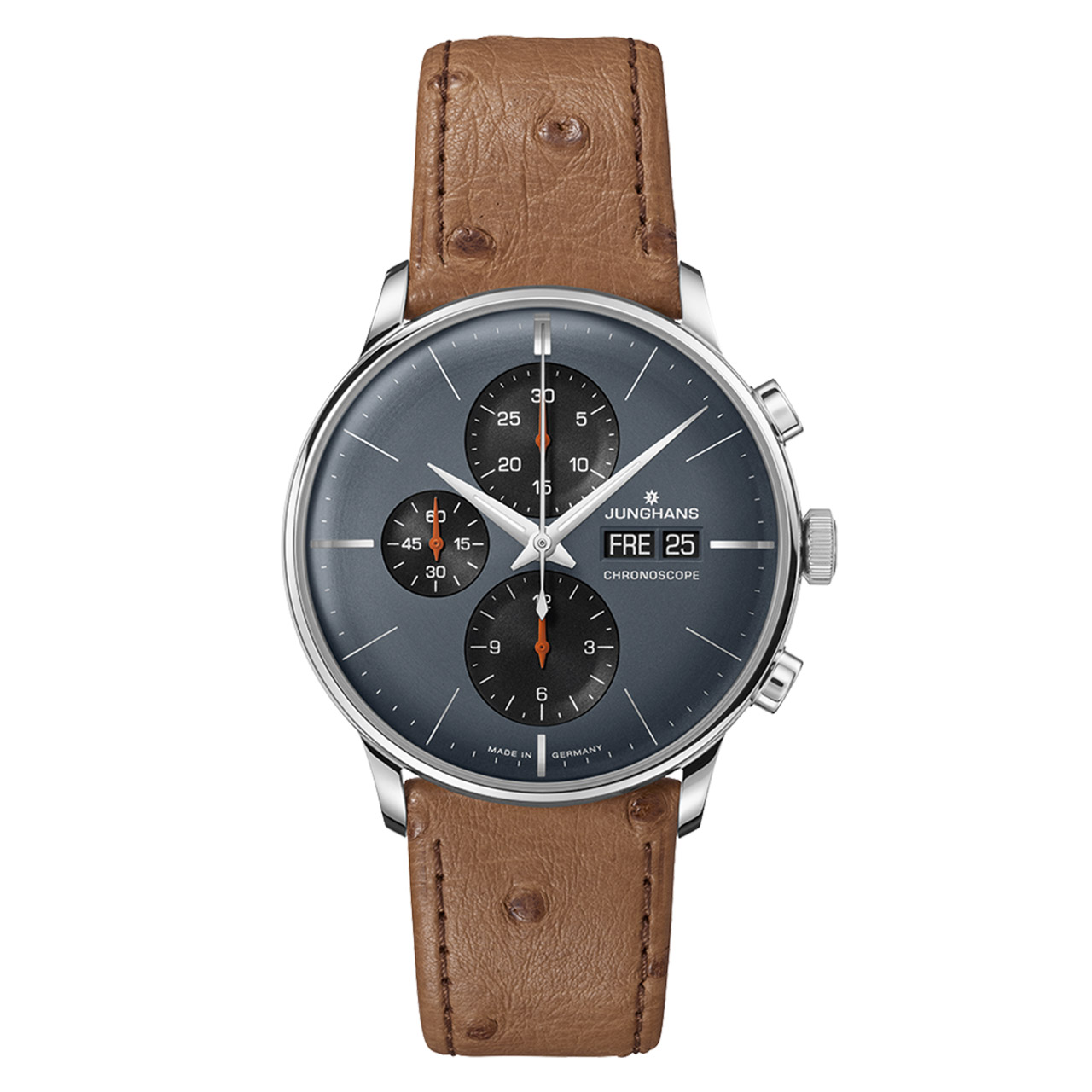 Armbanduhr Meister Chronoscope blau, Strauß