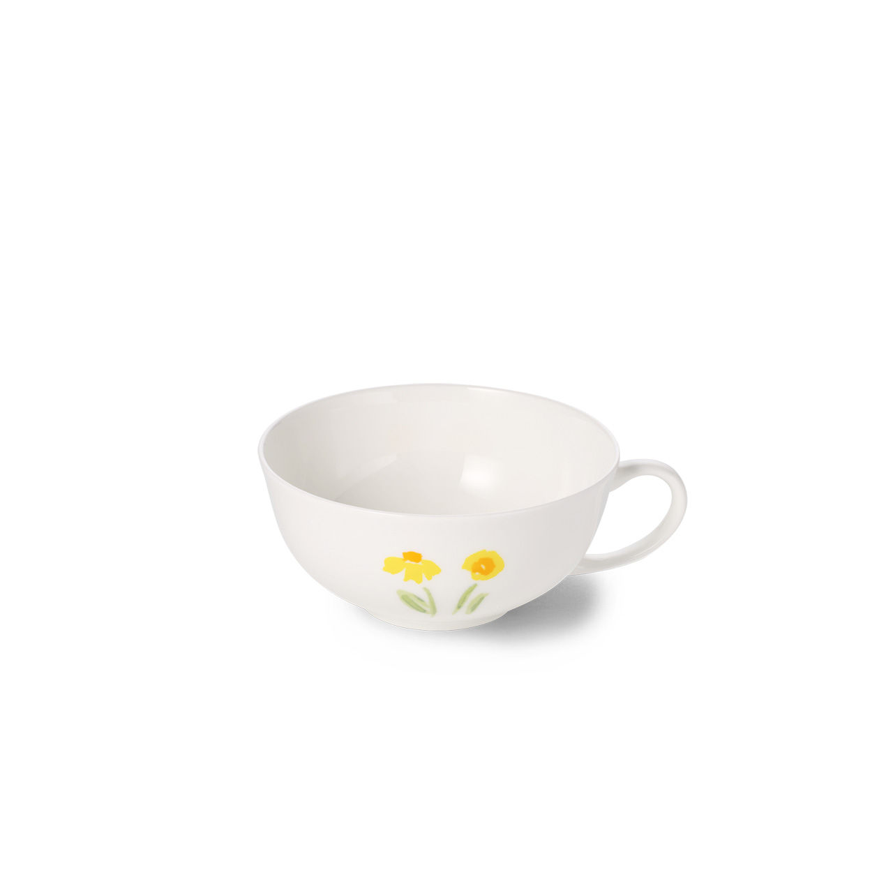 Tea cup only 0.20 l yellow