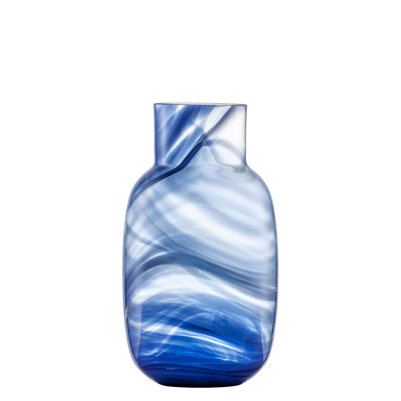 Vase 22 cm blue