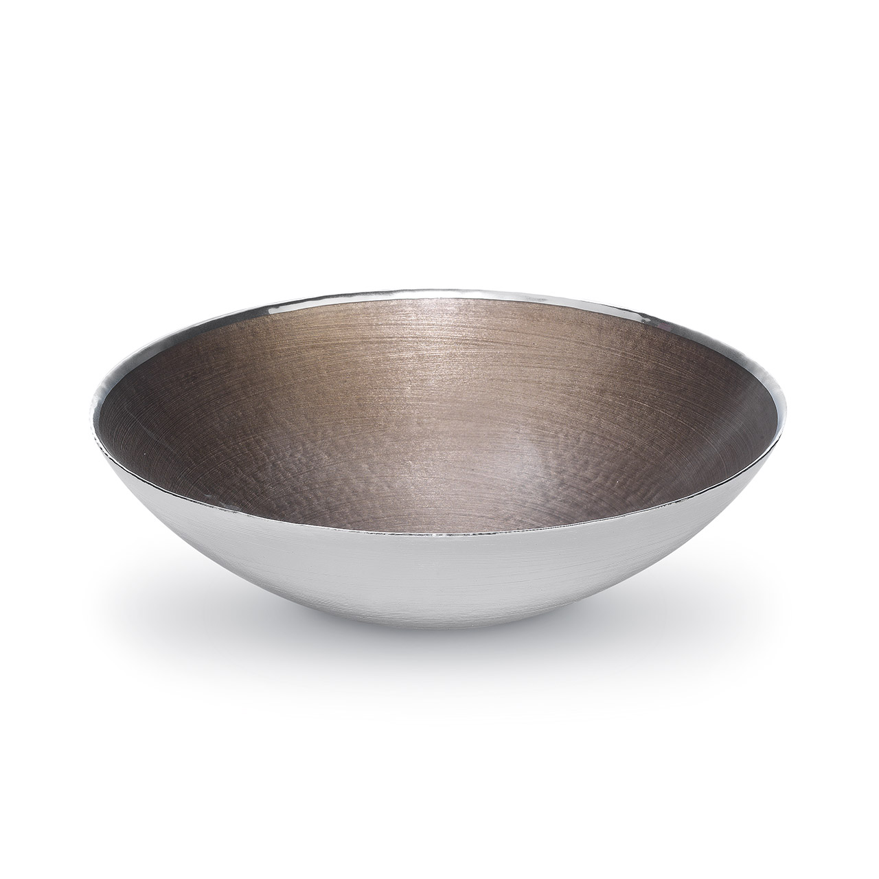 Bowl 32 cm coffee silver plated