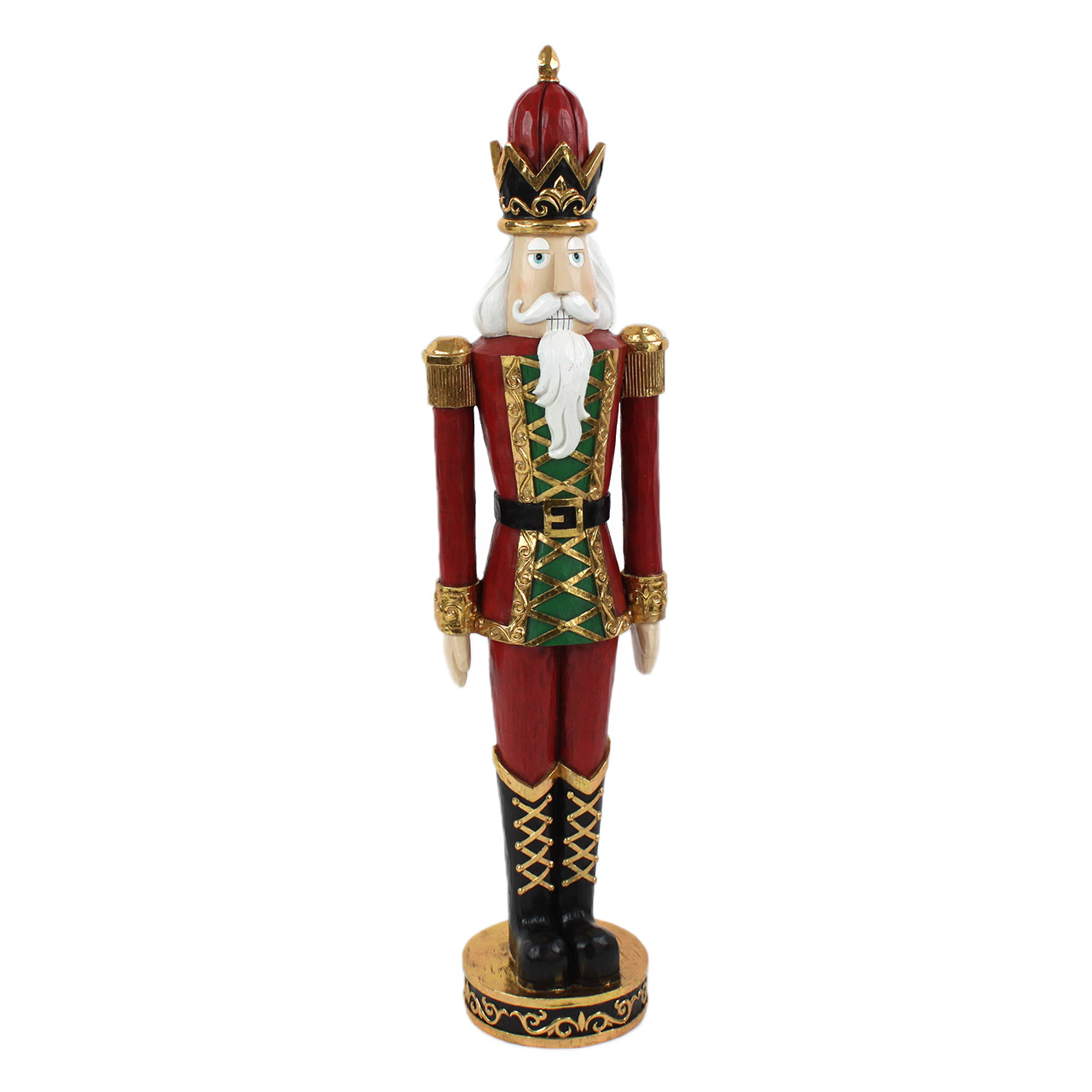 Nutcracker 26x20x102 cm red/gold