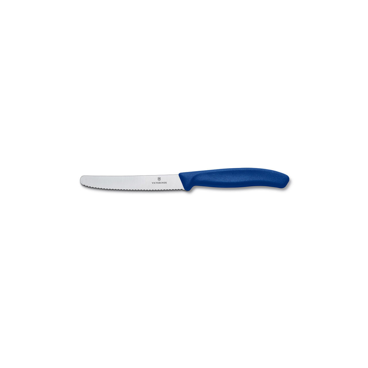 Tomatenmesser Wellenschliff 11 cm blau