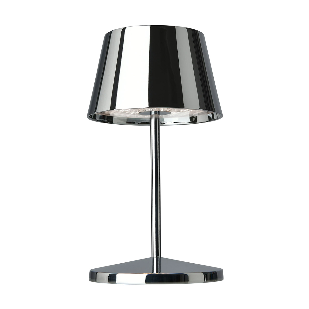 Table Lamp LED 20 cm dimmable chrome