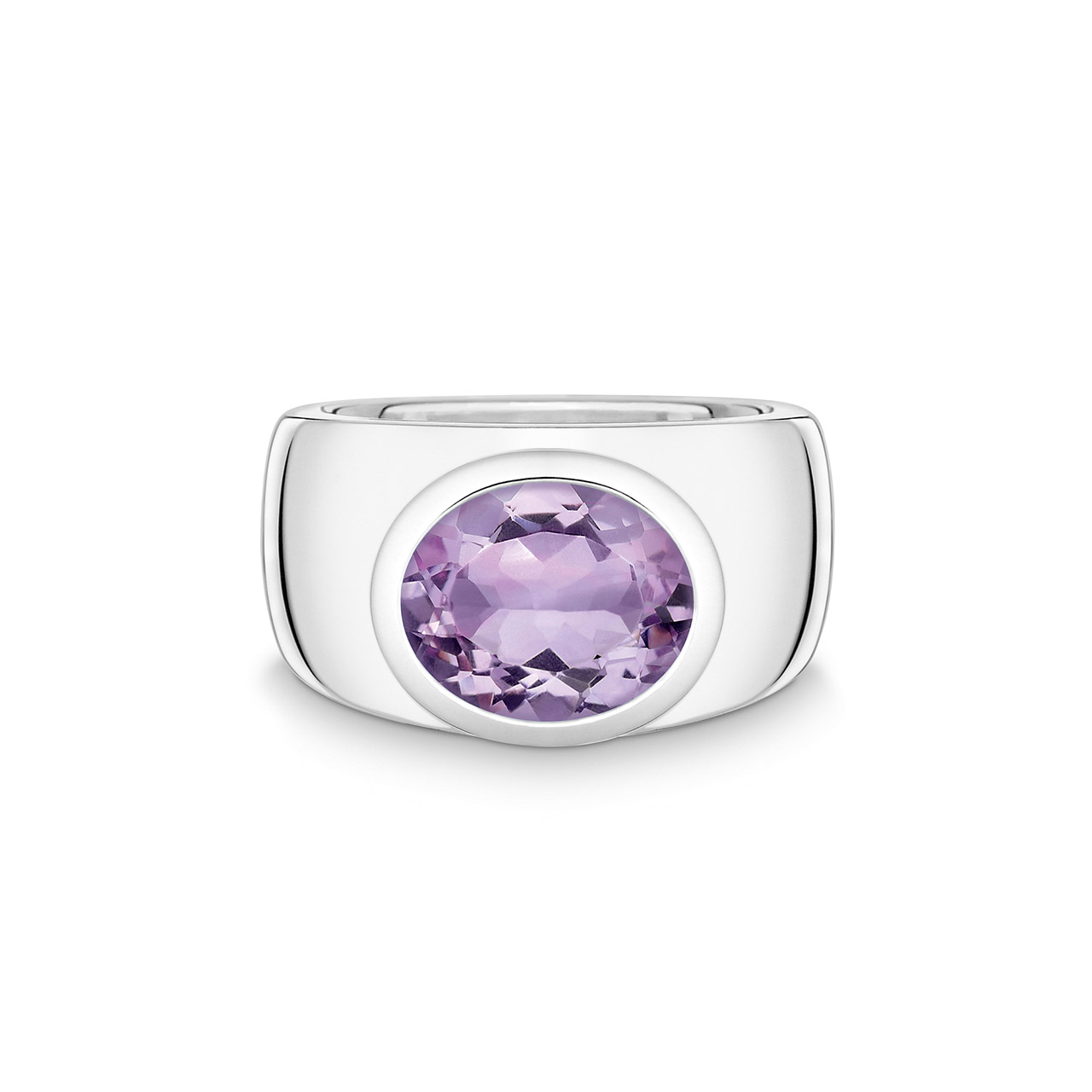 Ring sterling silver 925 amethyst W58