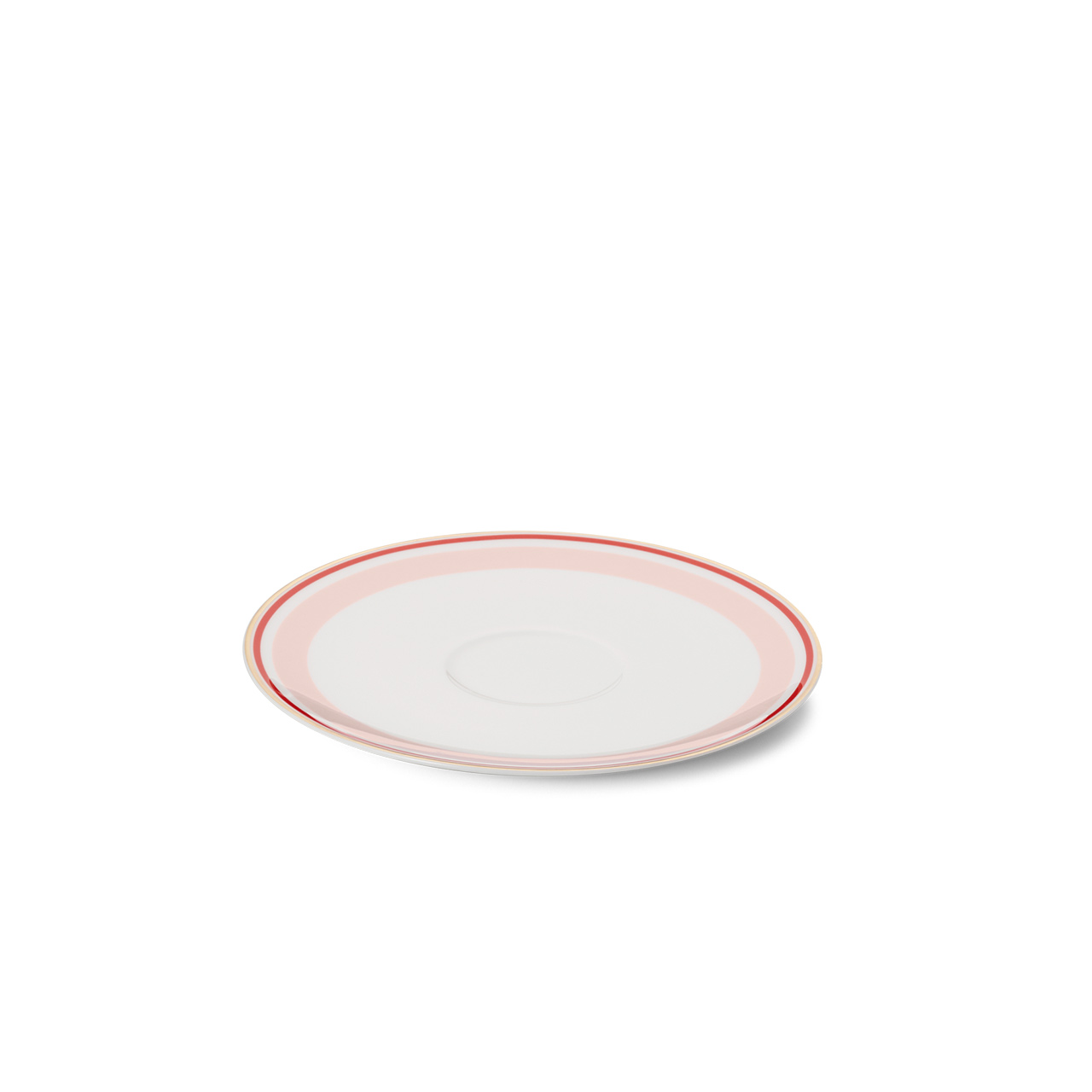 Coffee saucer only 16 cm pink/red