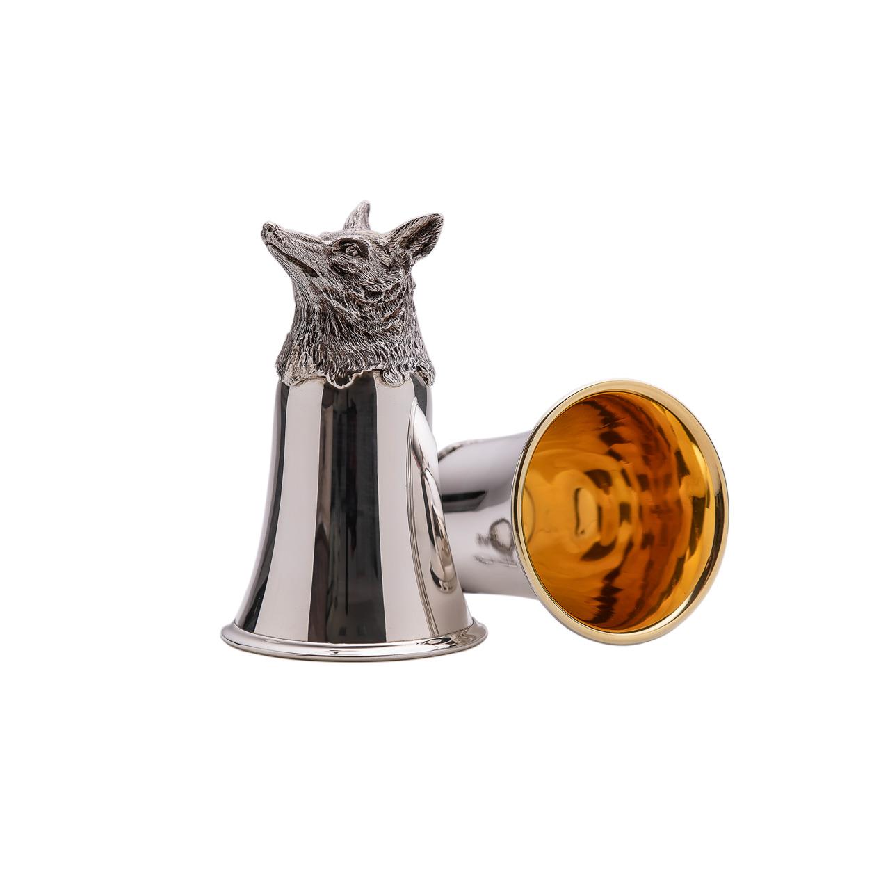 Animal Mug Fox sterling silver