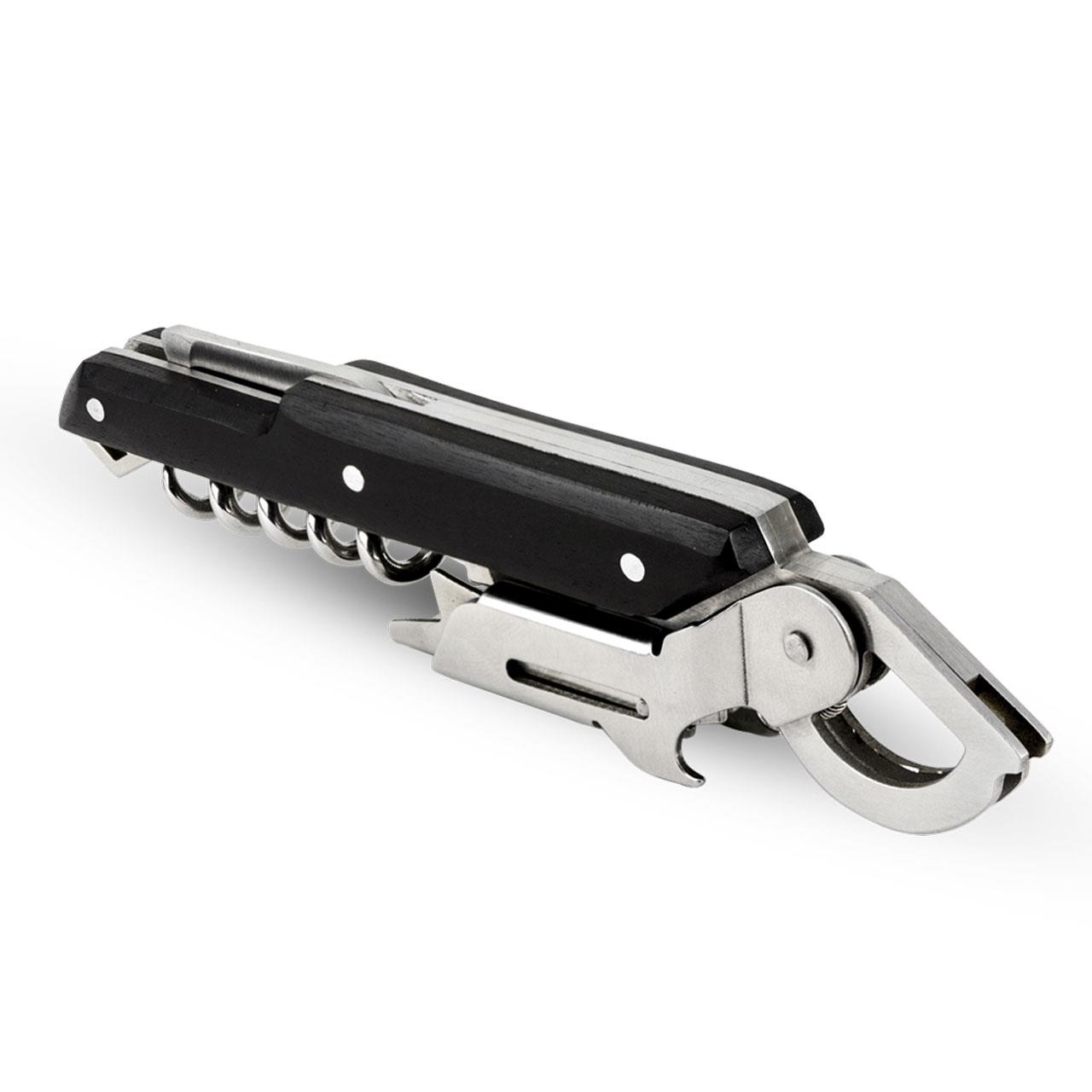 Sommelier's corkscrew Clavelin black/stainless steel