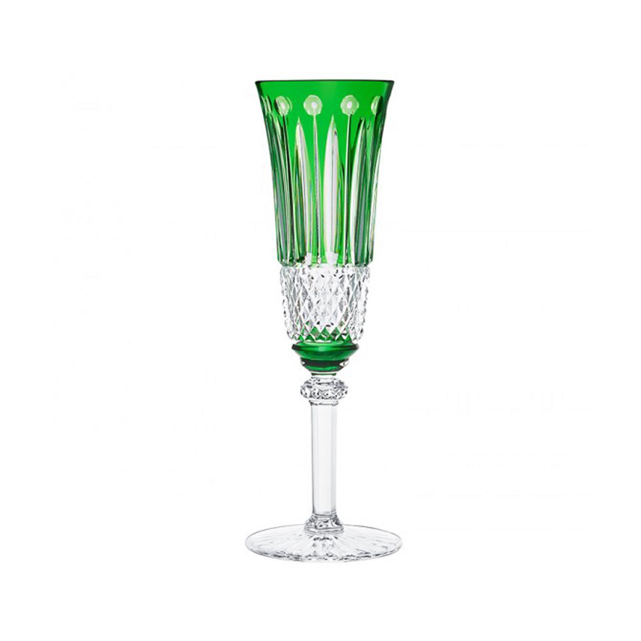 Champagne Flute dark green