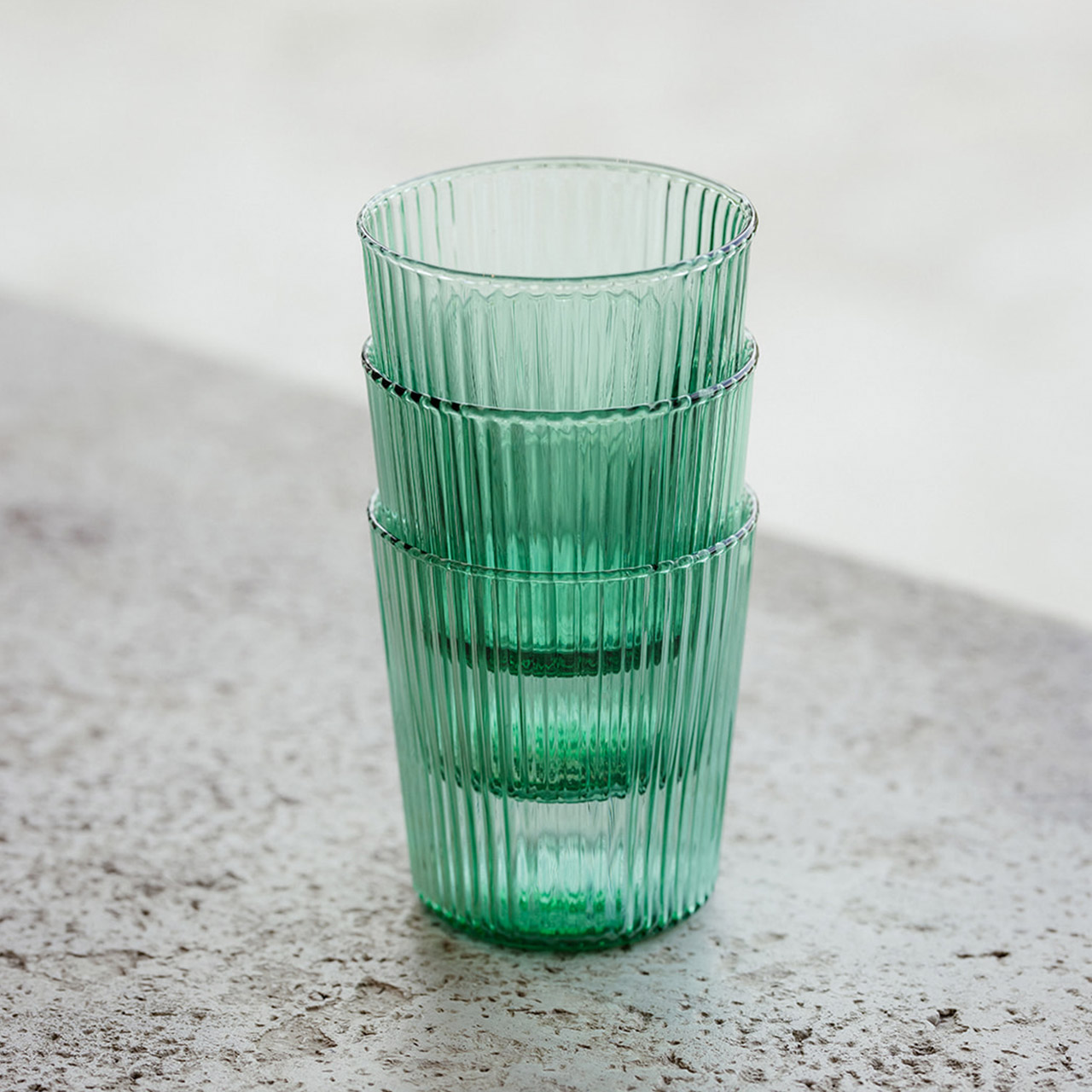 Water glass Bondi 0.18 l green