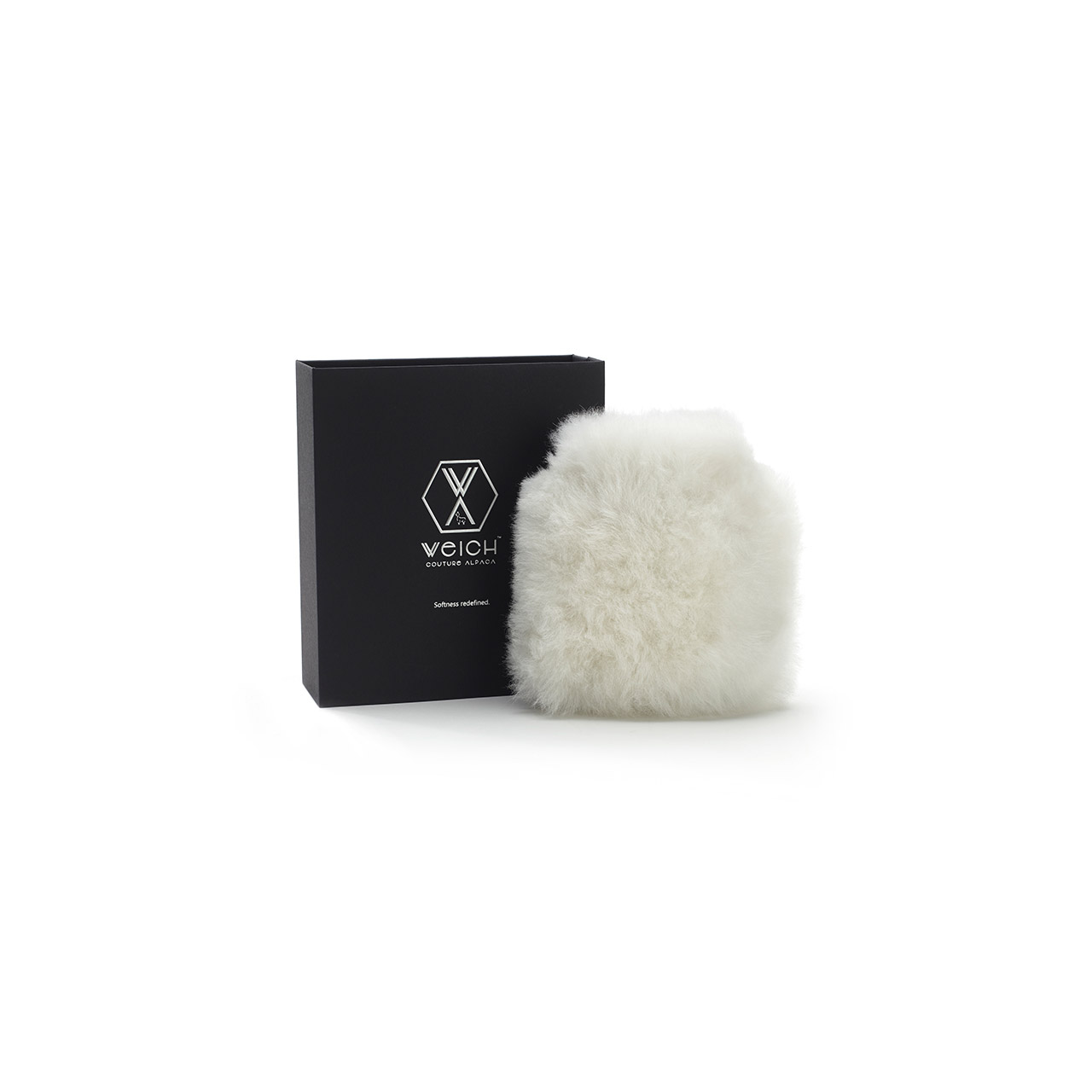 Hot Water Bottle Alpaca-Fur 0.2 l white