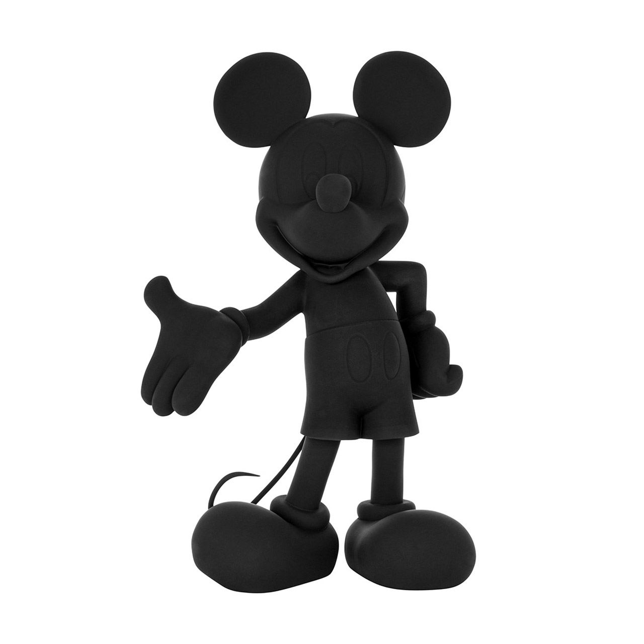 Mickey Welcome 30 cm matt black