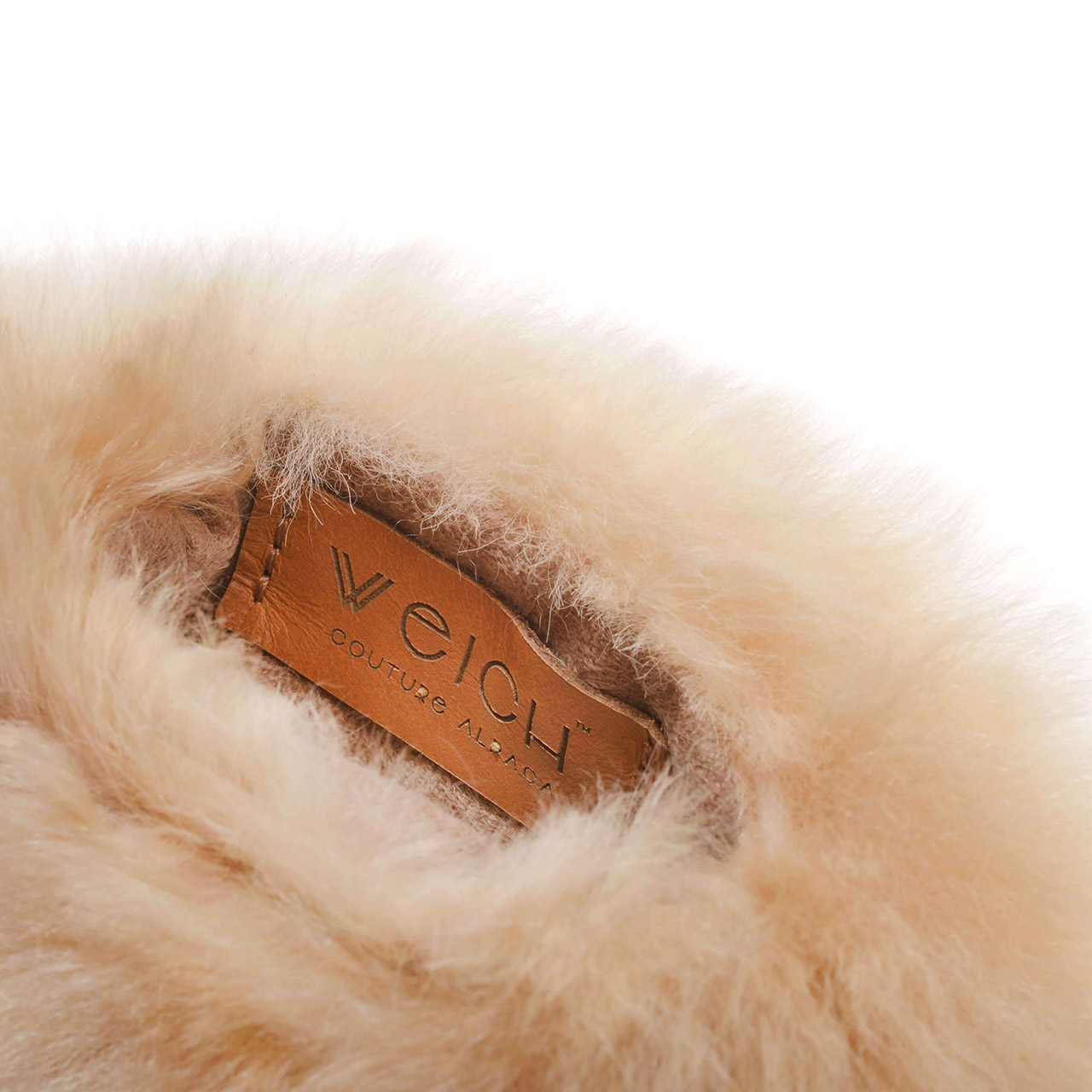 Hot Water Bottle Alpaca-Fur 0.6 l champagne