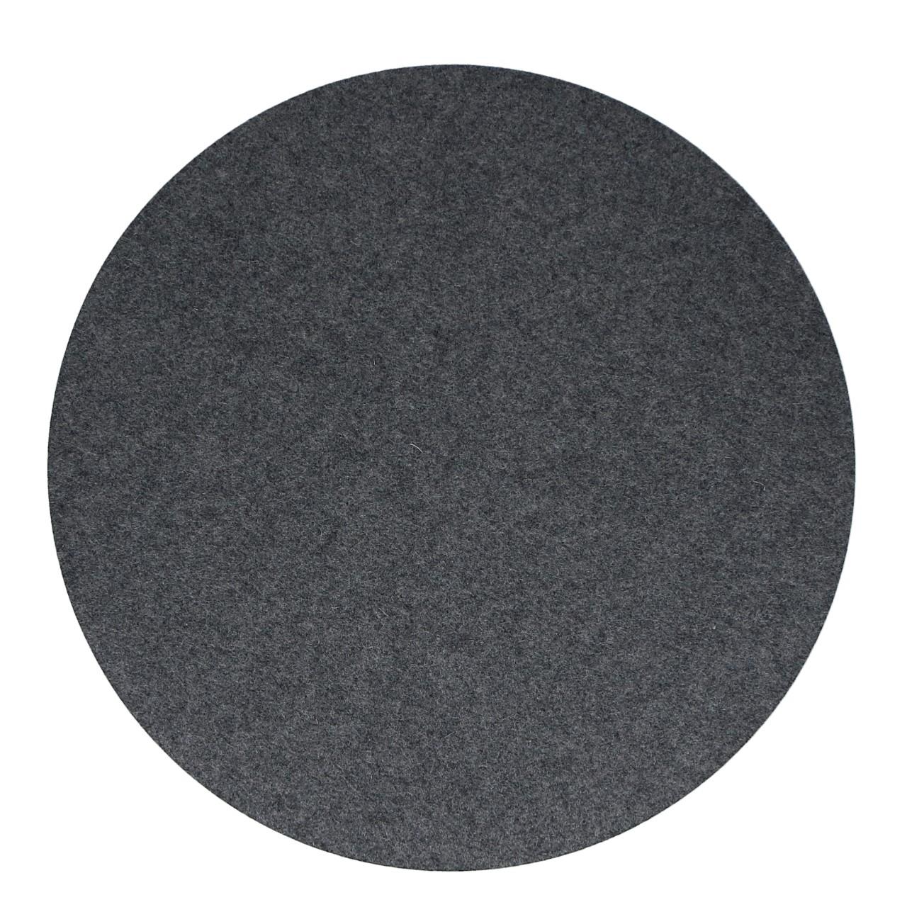 Coaster round 40 cm anthracite 01