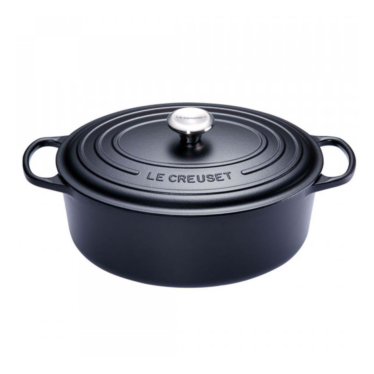 Roasting Pan oval 33 cm black