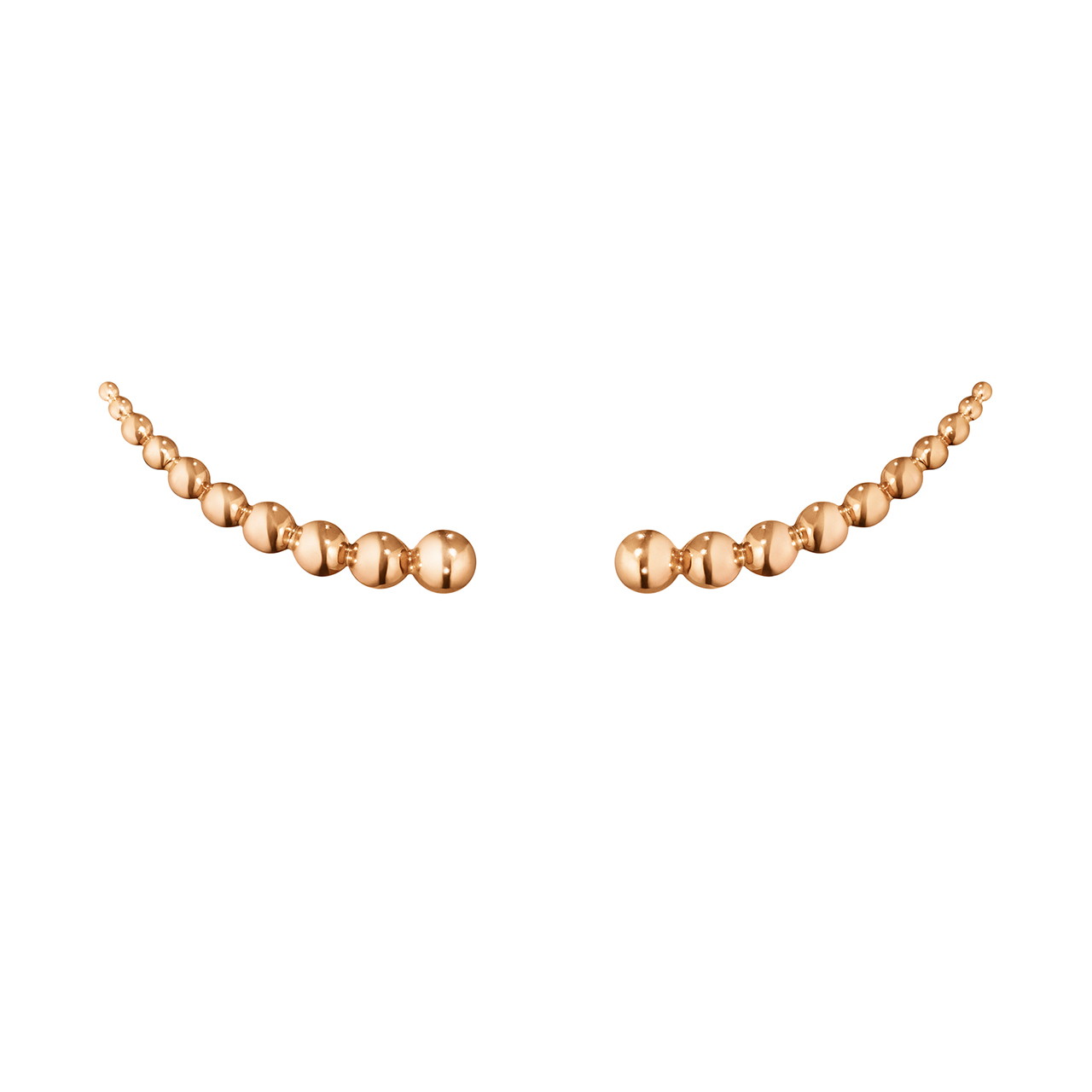 Earrings rose gold 750