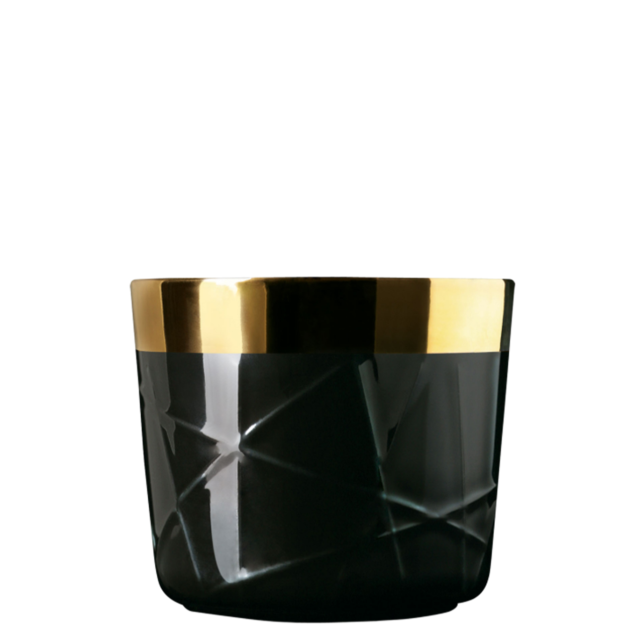 Champagne goblet black rod embossed